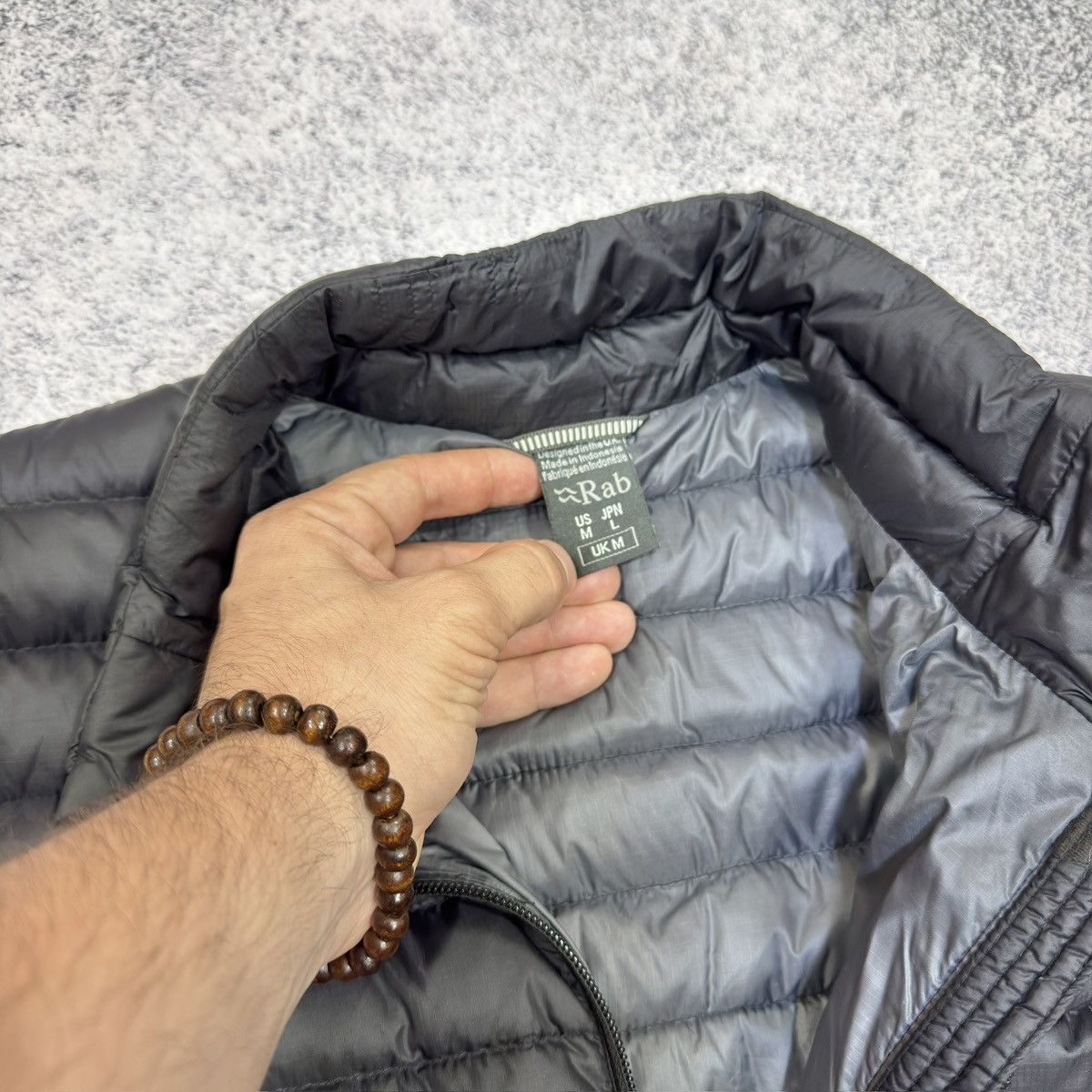 Rab Rab Microlight Down Zip Puffer Vest Gilet Black M size Size US M / EU 48-50 / 2 - 6 Thumbnail