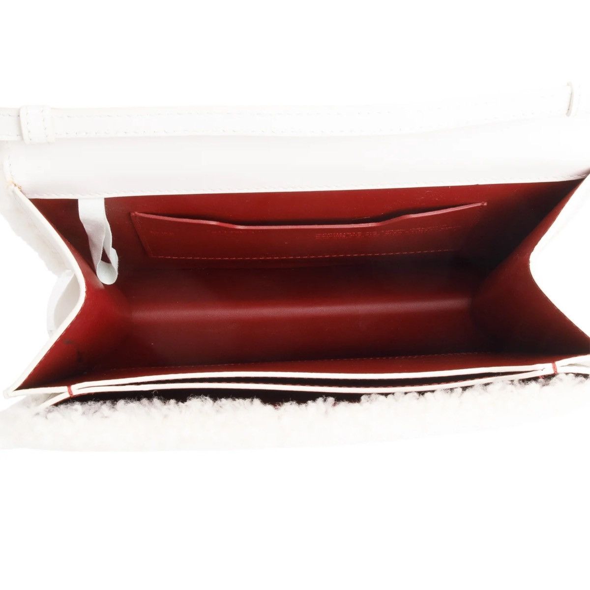 Off-White Off-White White Shearling 2.8 Jitney Bag Size ONE SIZE - 8 Thumbnail