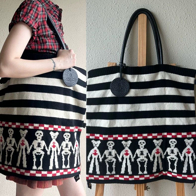 Vivienne Westwood Vivienne Westwood Skull Bear Knitted Bag Size ONE SIZE - 1 Thumbnail