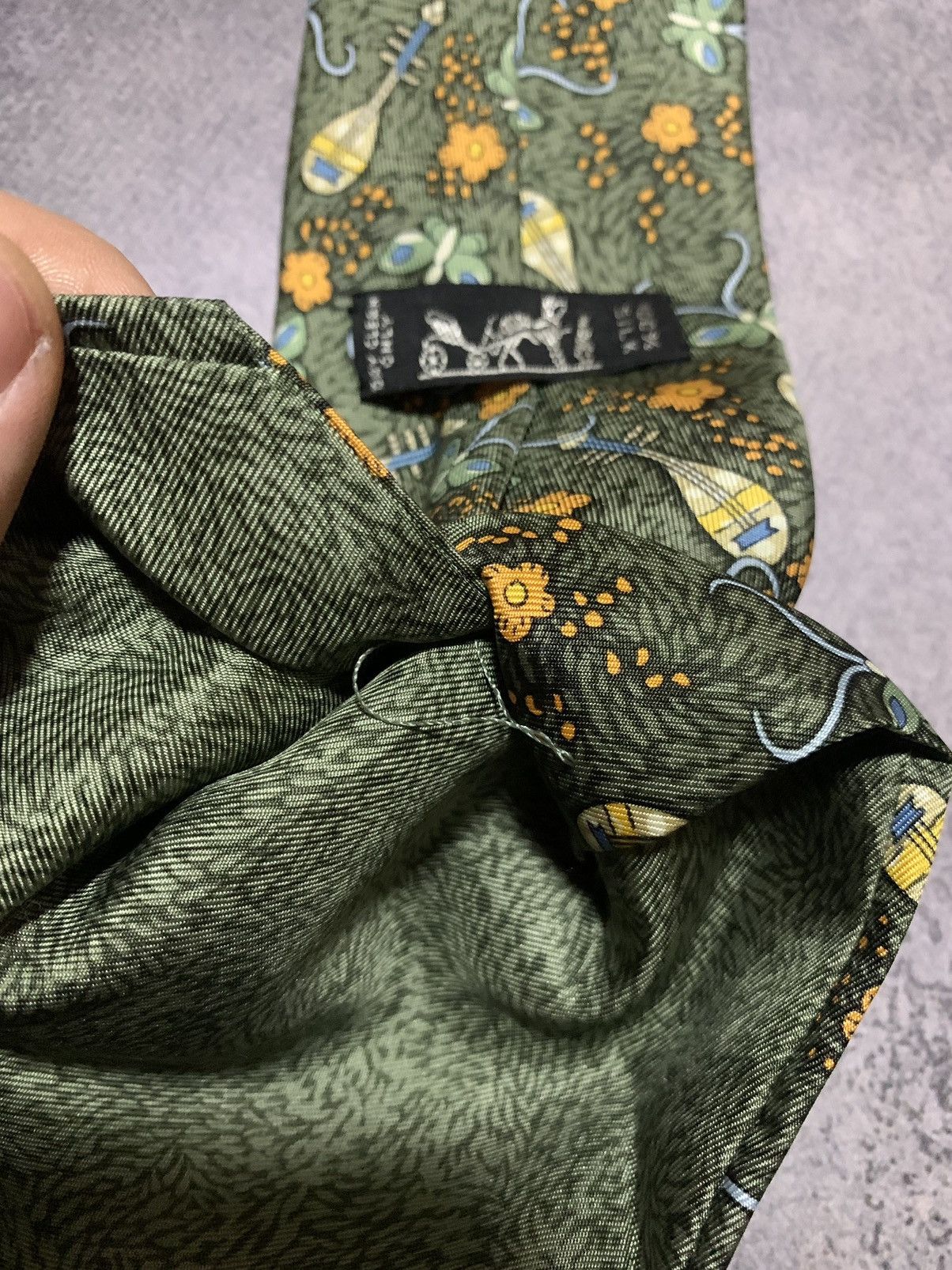 Hermes × Vintage Vintage Hermes luxury silk tie. Insanely beautiful thing Size ONE SIZE - 5 Thumbnail