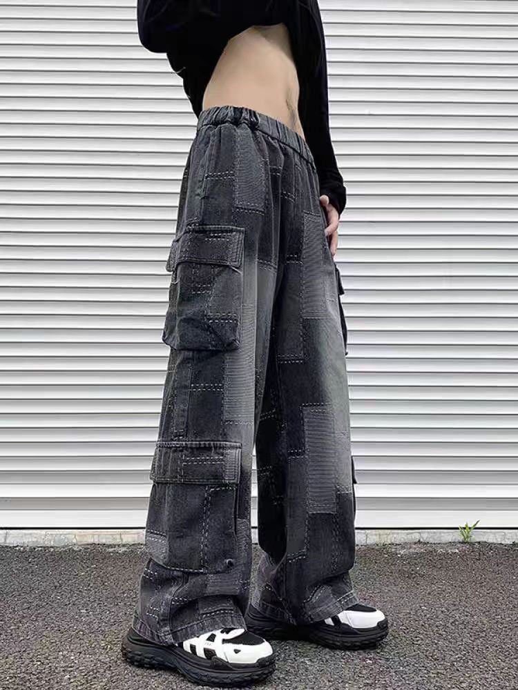 image of Black High Street Vintage Loose Fit Jeans, Men's (Size 30)