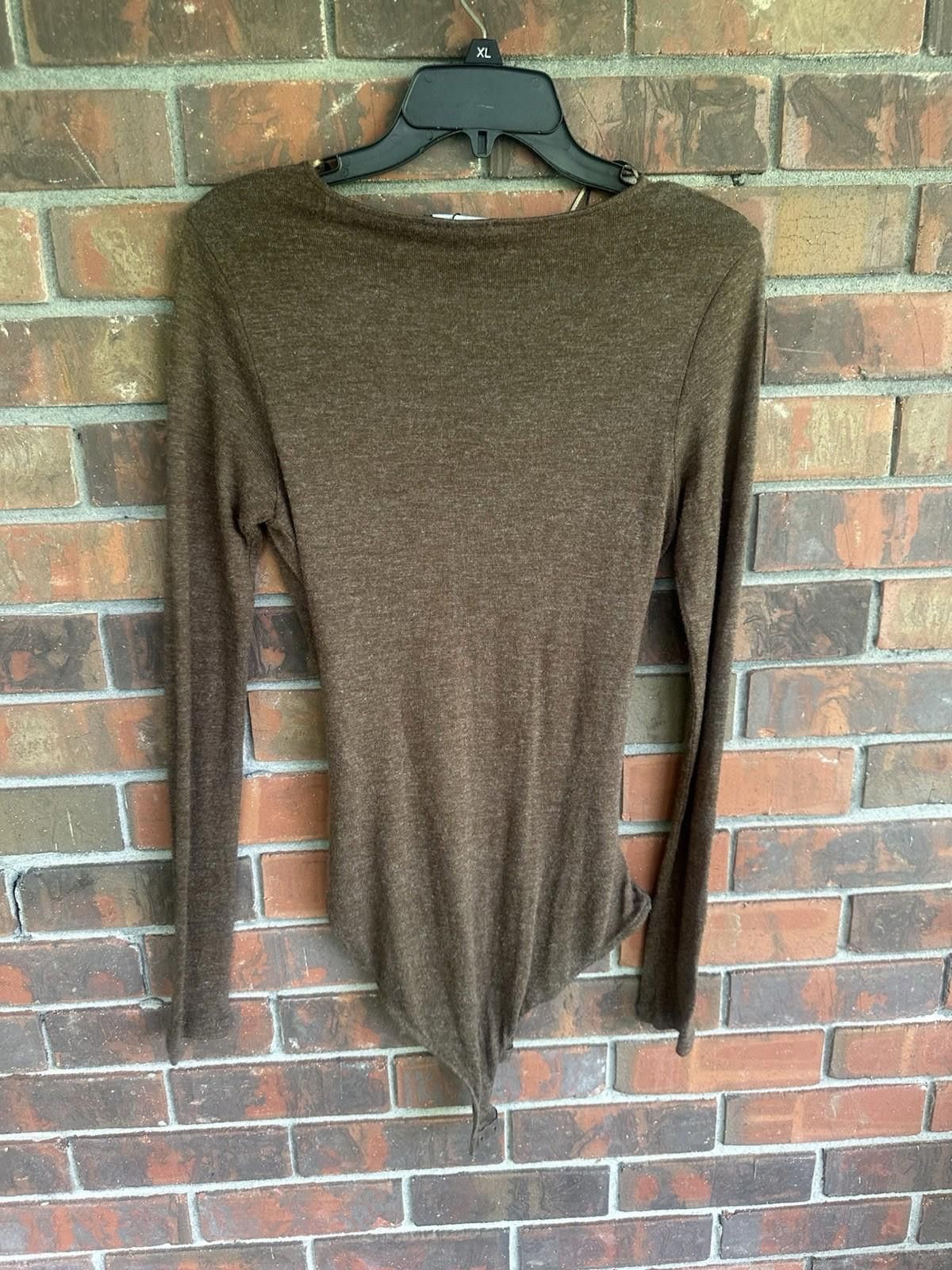 Zara zara womens bodysuit Brown Small Size S / US 4 / IT 40 - 4 Thumbnail