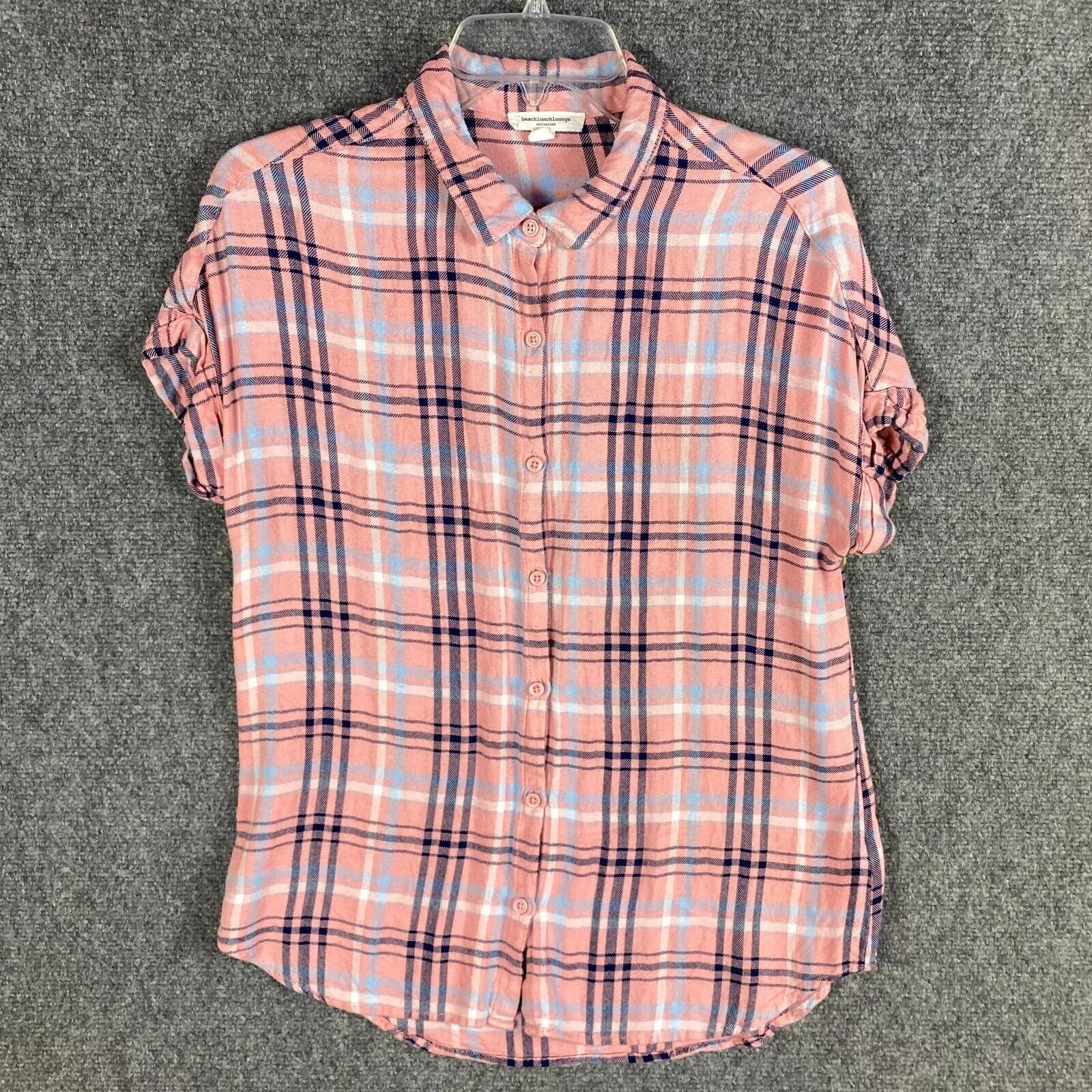 Other Beach Lunch Lounge Button Up Top Women's Small Plaid S Size S / US 4 / IT 40 - 1 Thumbnail