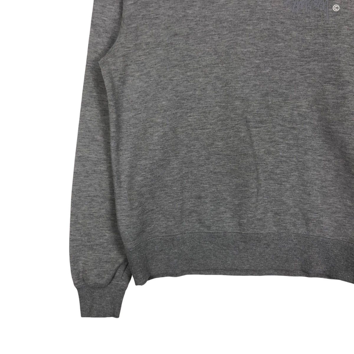 Japanese Brand × Stussy Vintage Stussy Japanese Brand Rare Design Grey Sweatshirt Size US S / EU 44-46 / 1 - 3 Thumbnail