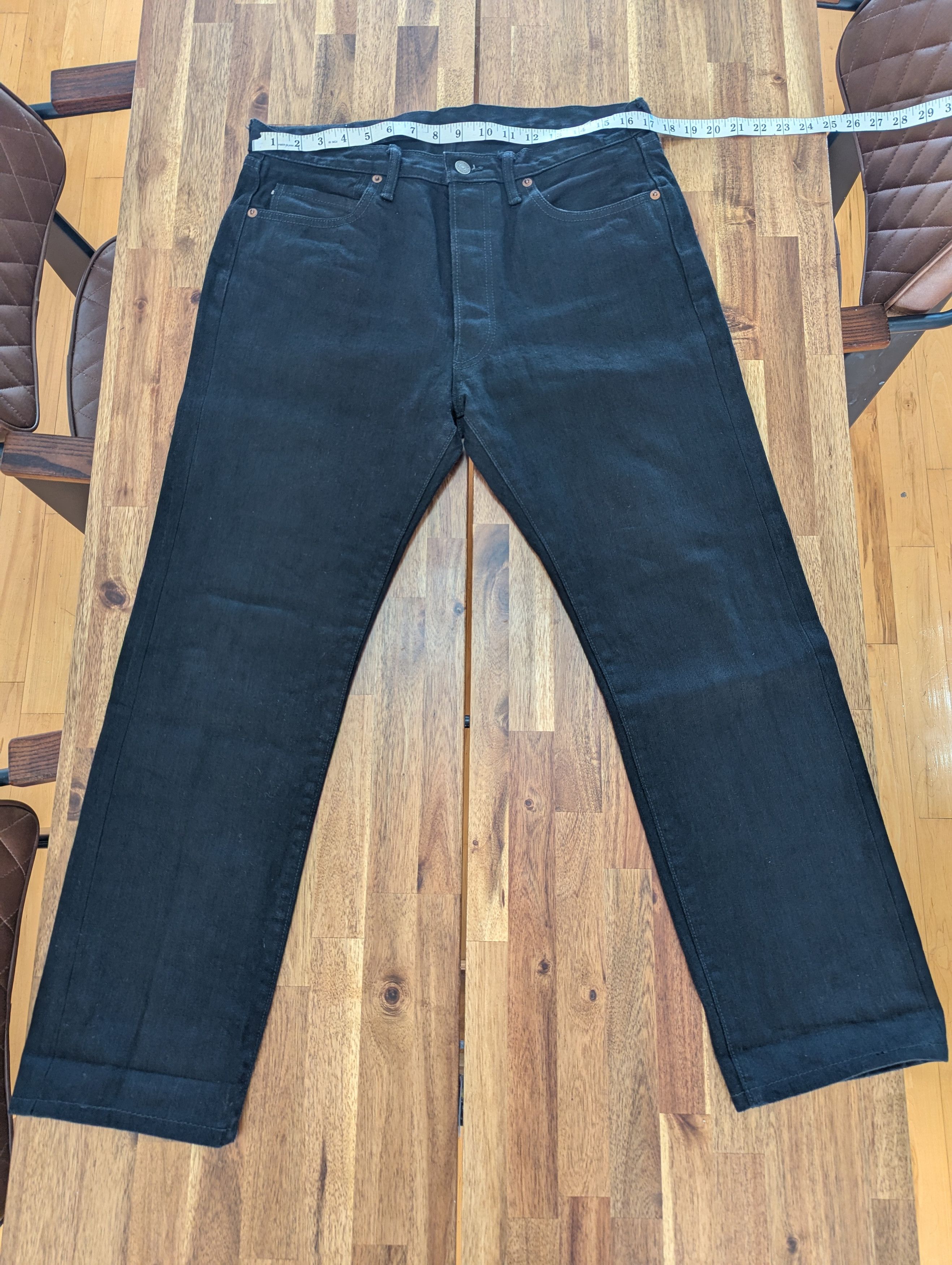 The Real McCoy's Black selvedge denim jeans 33 Size US 33 - 1 Thumbnail
