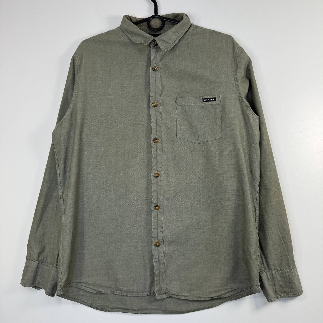 Oakley Oakley Button Up Shirt Green Long Sleeve Casual Men Size M Size US M / EU 48-50 / 2 - 1 Thumbnail