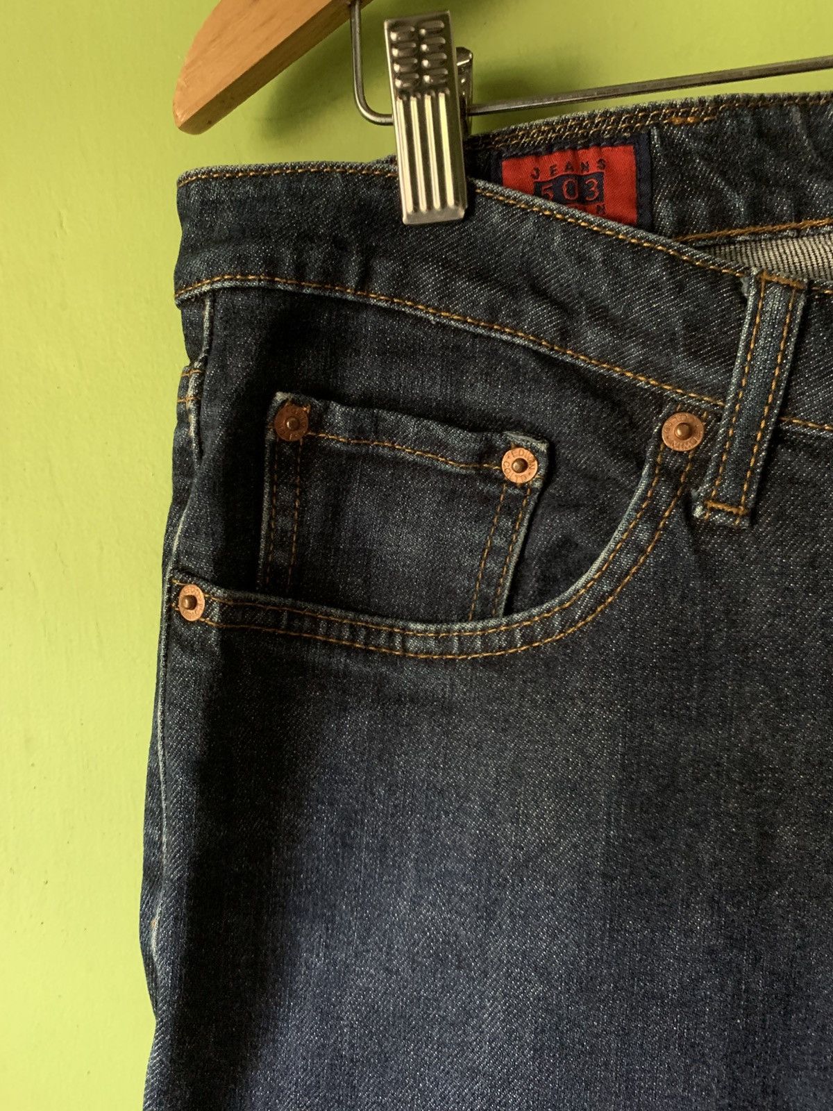 Edwin Y2K 503 Edwin straight cut 13oz denim jeans Size US 37 - 3 Thumbnail
