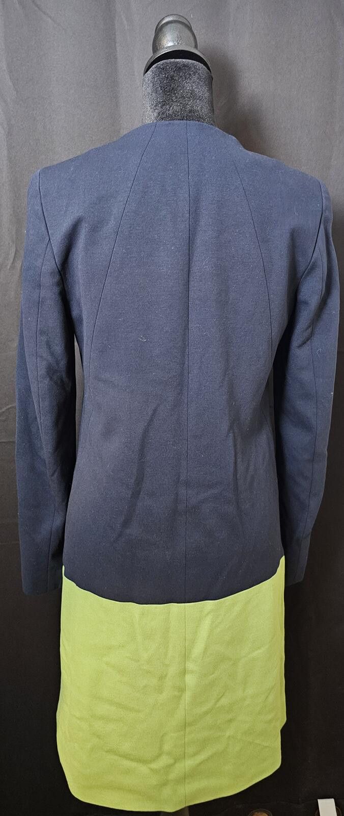 Other W by Worth Dress Jacket Blue & Green Womens Size 4 Two-Tone Size S / US 4 / IT 40 - 5 Thumbnail