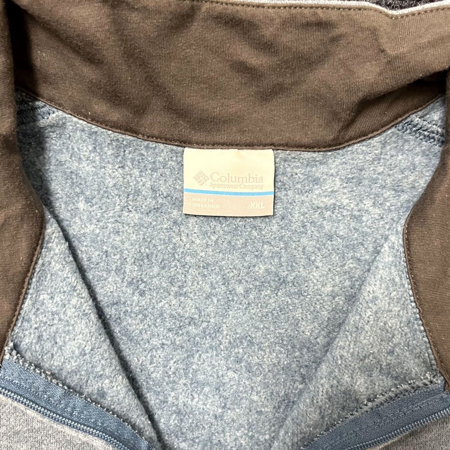 Vintage Columbia Sweater Mens 2XL Gray Quarter Zip Fleece Pullover Outdoors Casual Size US XXL / EU 58 / 5 - 2 Thumbnail