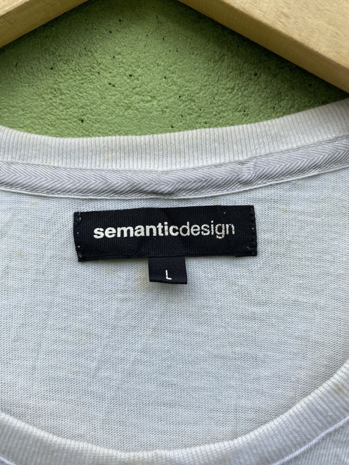 semanticdesign Semanticdesign Long Sleeve Modern Geometric Newspaper Tee Size US L / EU 52-54 / 3 - 8 Thumbnail