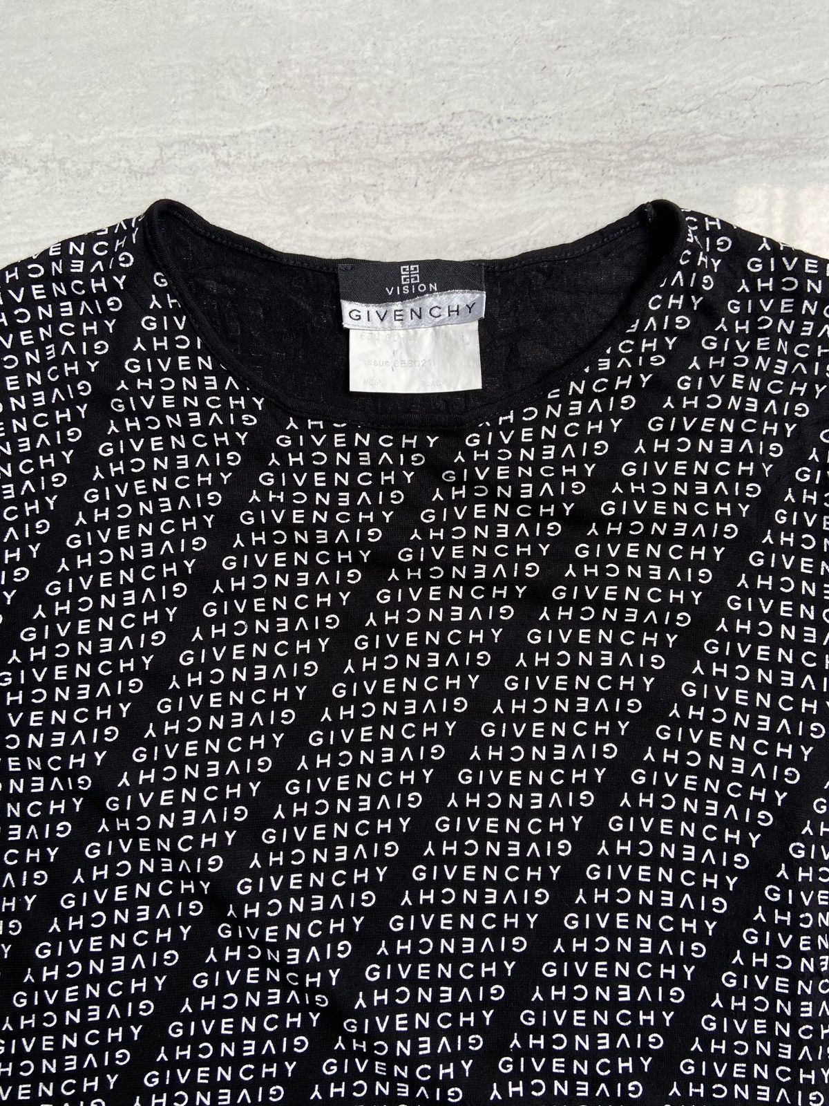 Givenchy GIVENCHY Black Motive T-shirt Size US XS / EU 42 / 0 - 9 Thumbnail