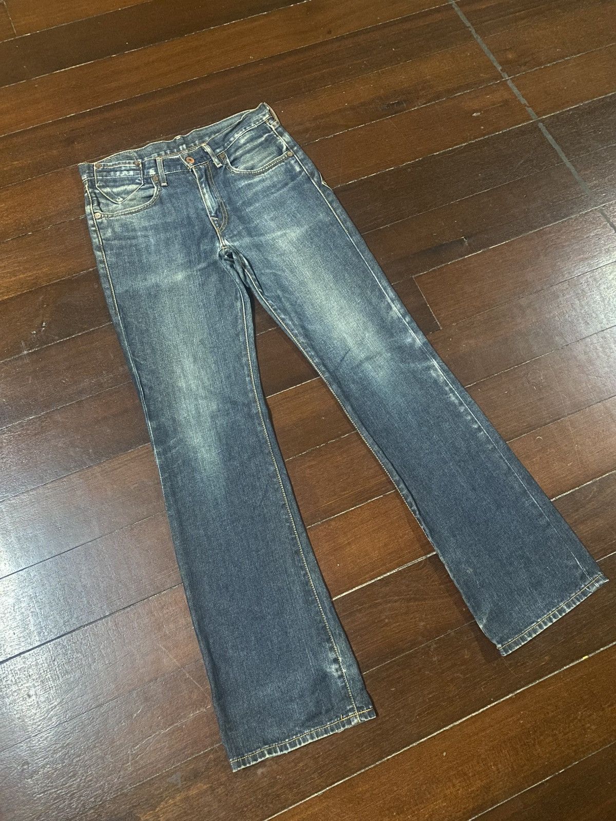 If Six Was Nine Y2K Flare Jeans Levis 517 Japan Denim Bootcut mud wash Size US 32 / EU 48 - 2 Thumbnail