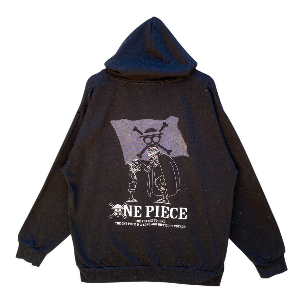 Anime × One Piece One Piece Hoodie Big Logo Spellout Pullover Jumper Size US L / EU 52-54 / 3 - 5 Thumbnail