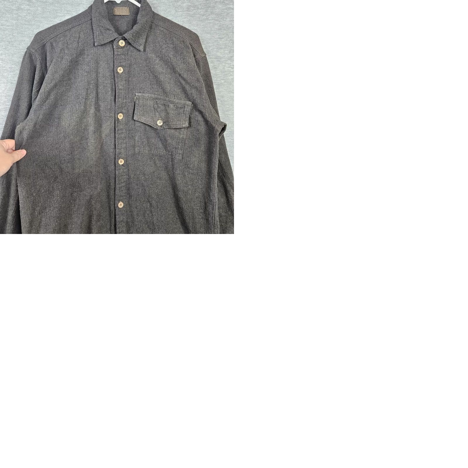 Vintage CP Shades Shirt Jacket Women’s Cotton Lined Shirt Jacket Size M Brown USA Logo Zipper Button Long Sleeve Size M / US 6-8 / IT 42-44 - 9 Thumbnail