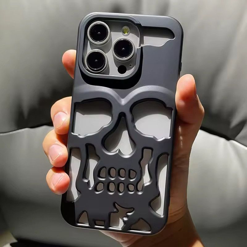 Other Iphone 17 Pro Max Case Gothic Punk Skeleton Size ONE SIZE - 2 Thumbnail