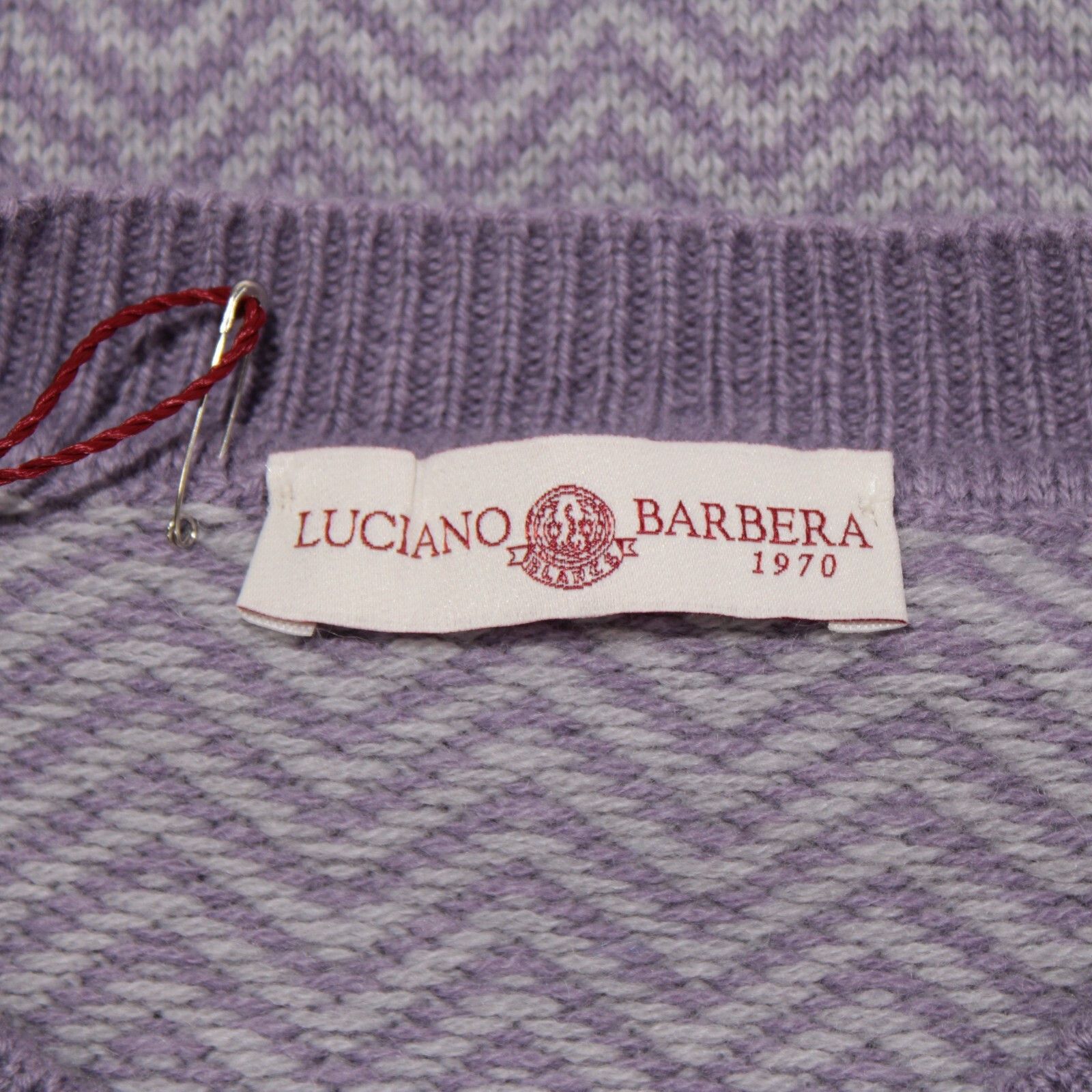 Luciano Barbera Luciano Barbera Sweater Size US L in Purple Size US L / EU 52-54 / 3 - 7 Thumbnail