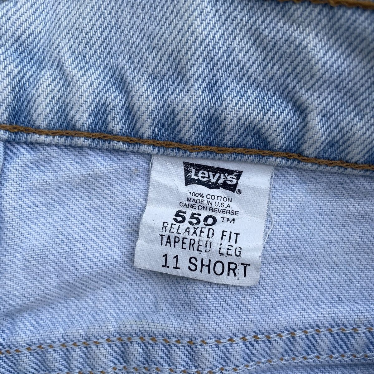 Levi's Vintage 90s Levis 550 Distressed Denim Jeans Size US 30 / EU 46 - 5 Thumbnail