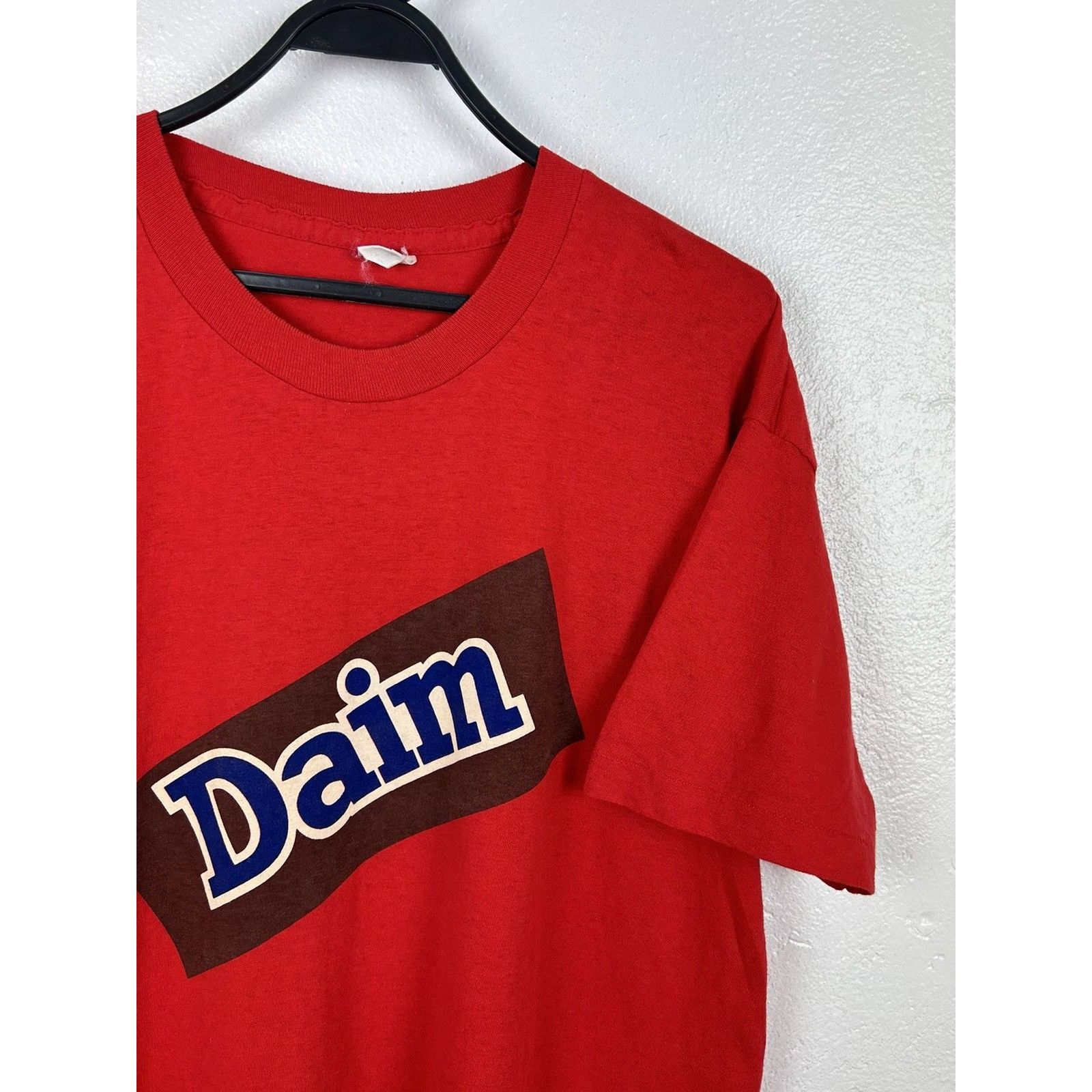Vintage 90s Vintage Daim Bar Single Stitch Screen Stars T-Shirt Size US XL / EU 56 / 4 - 2 Thumbnail