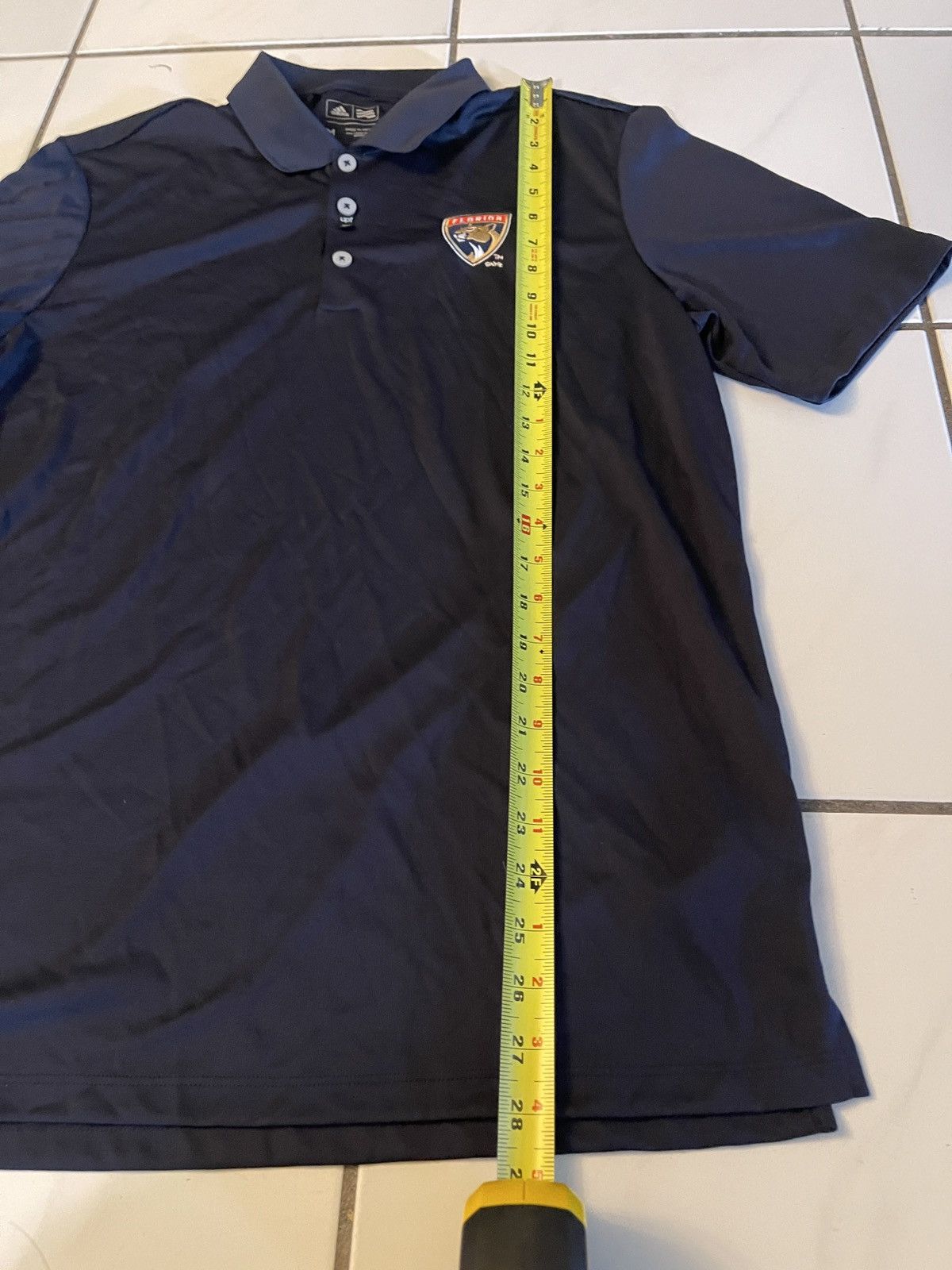 Adidas Florida Panthers Adidas Polo Shirt Mens Medium Navy Blue NHL Size US M / EU 48-50 / 2 - 3 Thumbnail