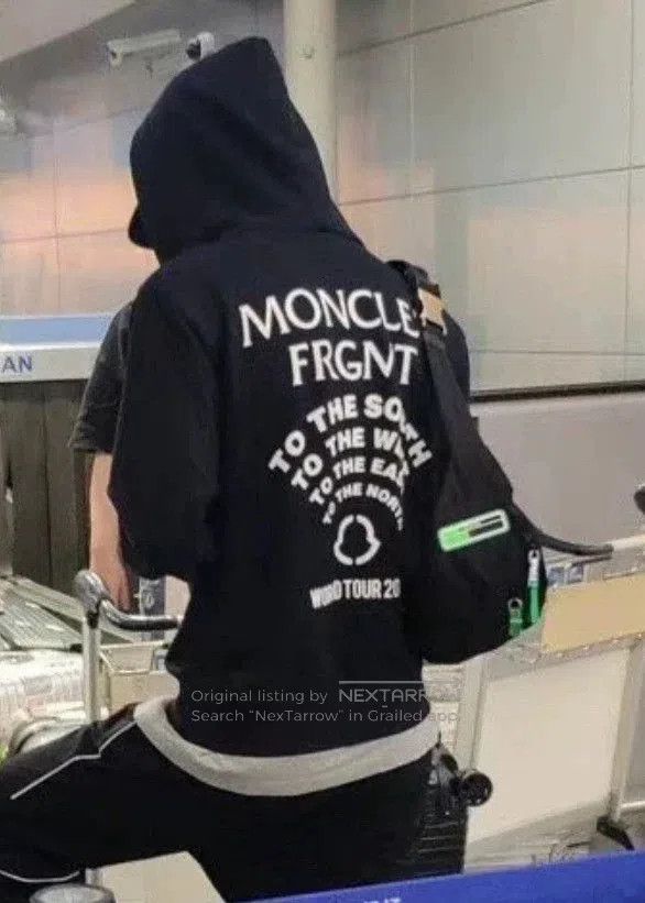 Moncler Genius moncler pharrell williams black logo hoodie. Size US XXL / EU 58 / 5 - 5 Thumbnail
