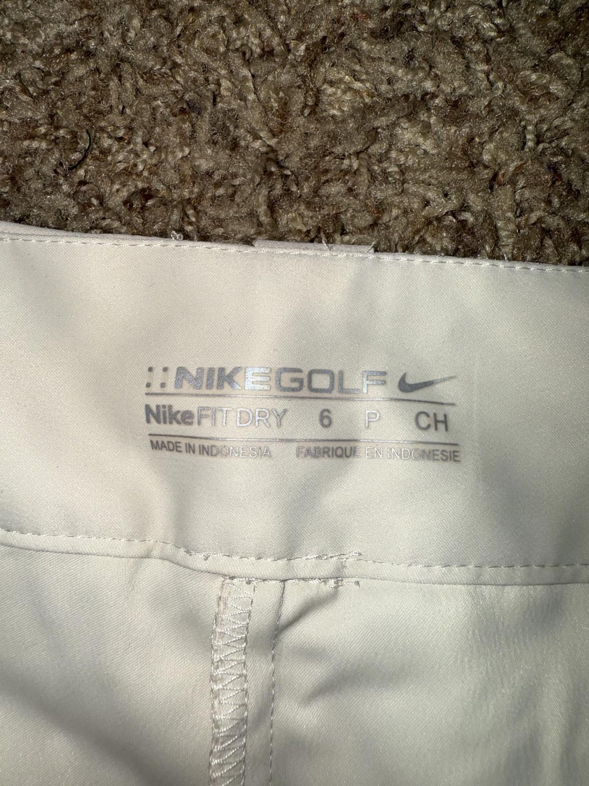 Nike Nike Women’s Golf DRI-FIT Beige Skort Size 28" / US 6 / IT 42 - 7 Thumbnail