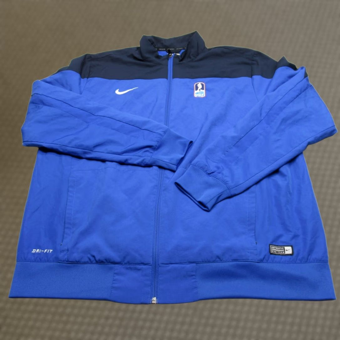Nike Nike Dri-FIT Jacket Mens XL Royal Blue Zip Soccer Hockey Squad Training Golf Size US XL / EU 56 / 4 - 1 Thumbnail