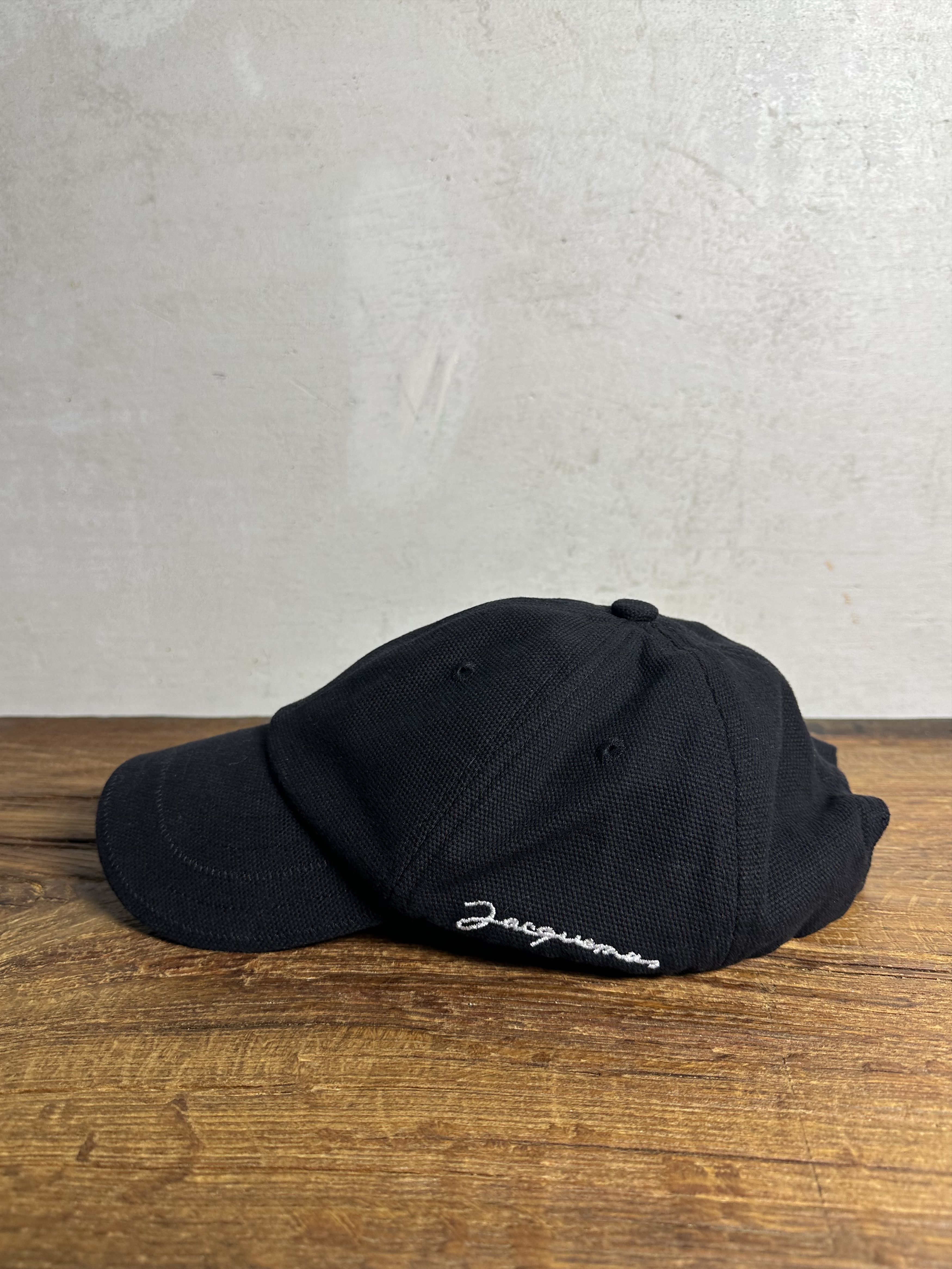 Jacquemus Jacquemus La Casquette Canvas Black Cap Size ONE SIZE - 2 Thumbnail