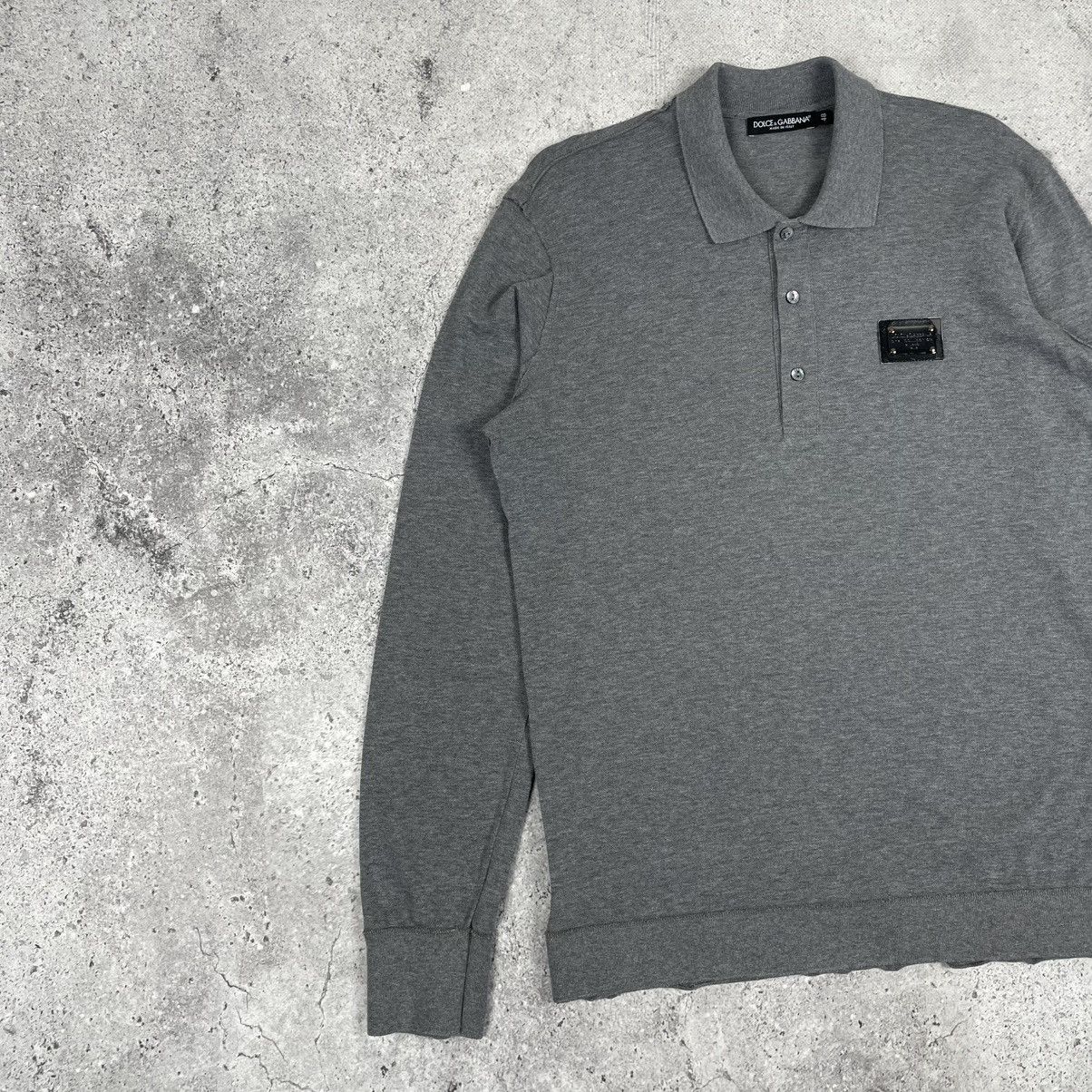 Dolce & Gabbana × Vintage Dolce & Gabbana Gym Collection Long Sleeve Polo Shirt Size US M / EU 48-50 / 2 - 3 Thumbnail