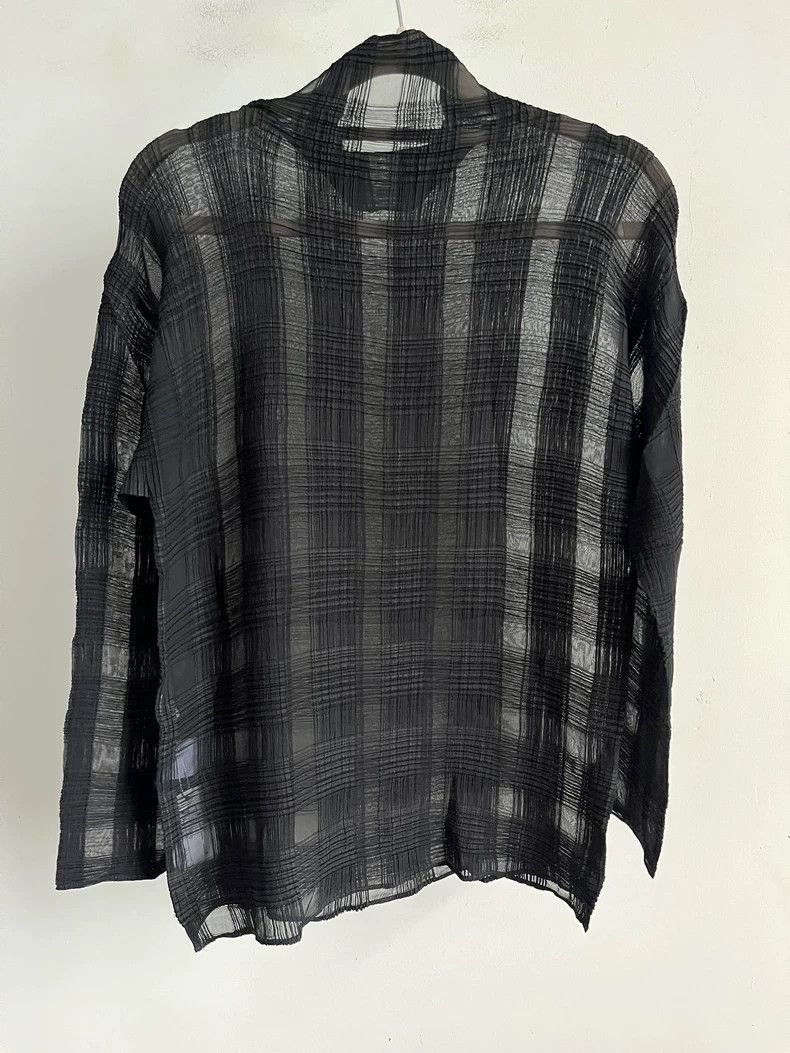 Issey Miyake issey miyake Black pleated long sleeves 2506-Nextarrow Size M / US 6-8 / IT 42-44 - 2 Thumbnail
