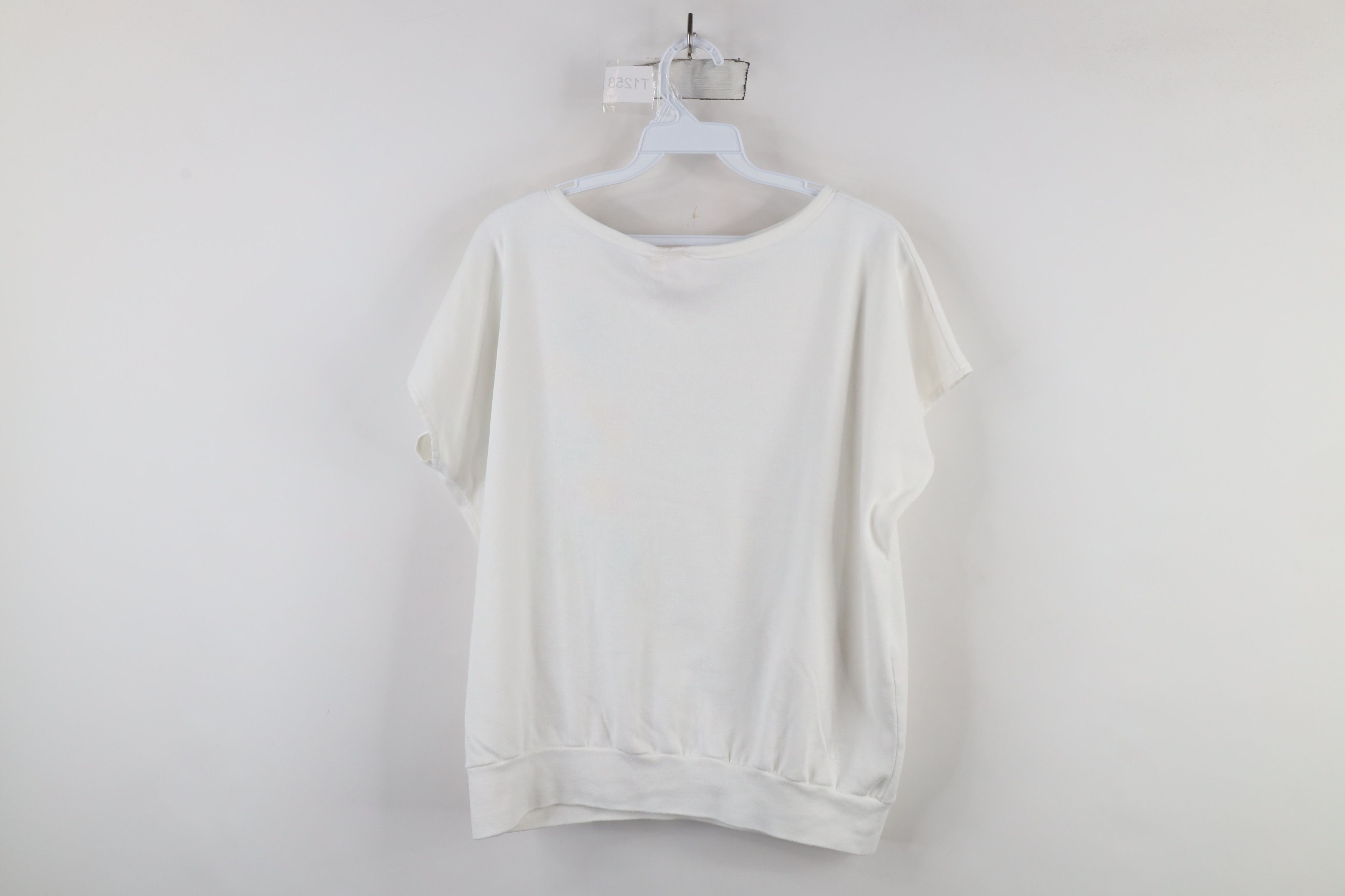 Vintage Vintage 80s 90s Streetwear Dolman Sleeve T-Shirt White USA Size L / US 10 / IT 46 - 8 Thumbnail