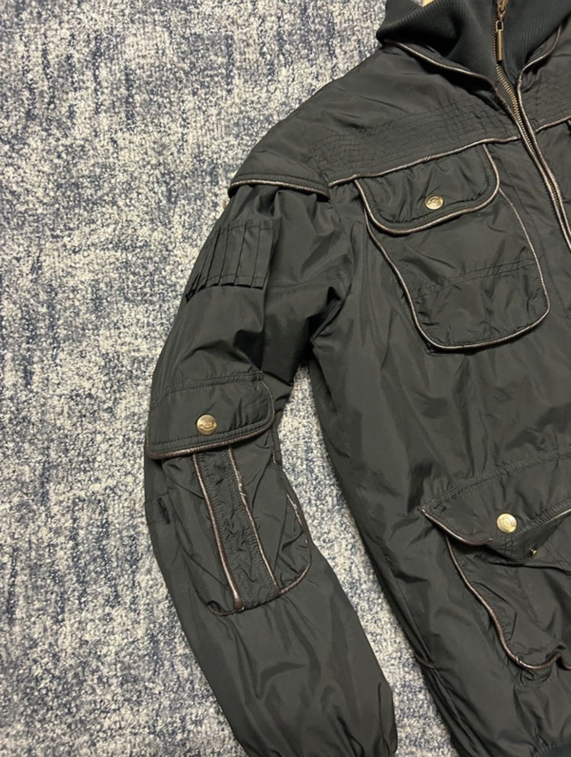 Just Cavalli Rare AW2005 Just Cavalli Cargo Utility Bomber Jacket Size US M / EU 48-50 / 2 - 3 Thumbnail