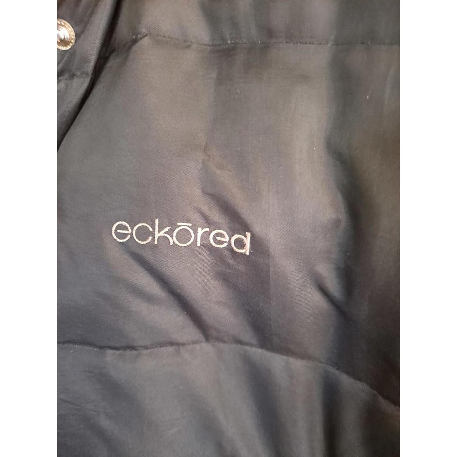 Ecko Unltd. Ecko Red‎ Long Black Hooded Puffer Coat Size XL Size XL / US 12-14 / IT 48-50 - 4 Thumbnail