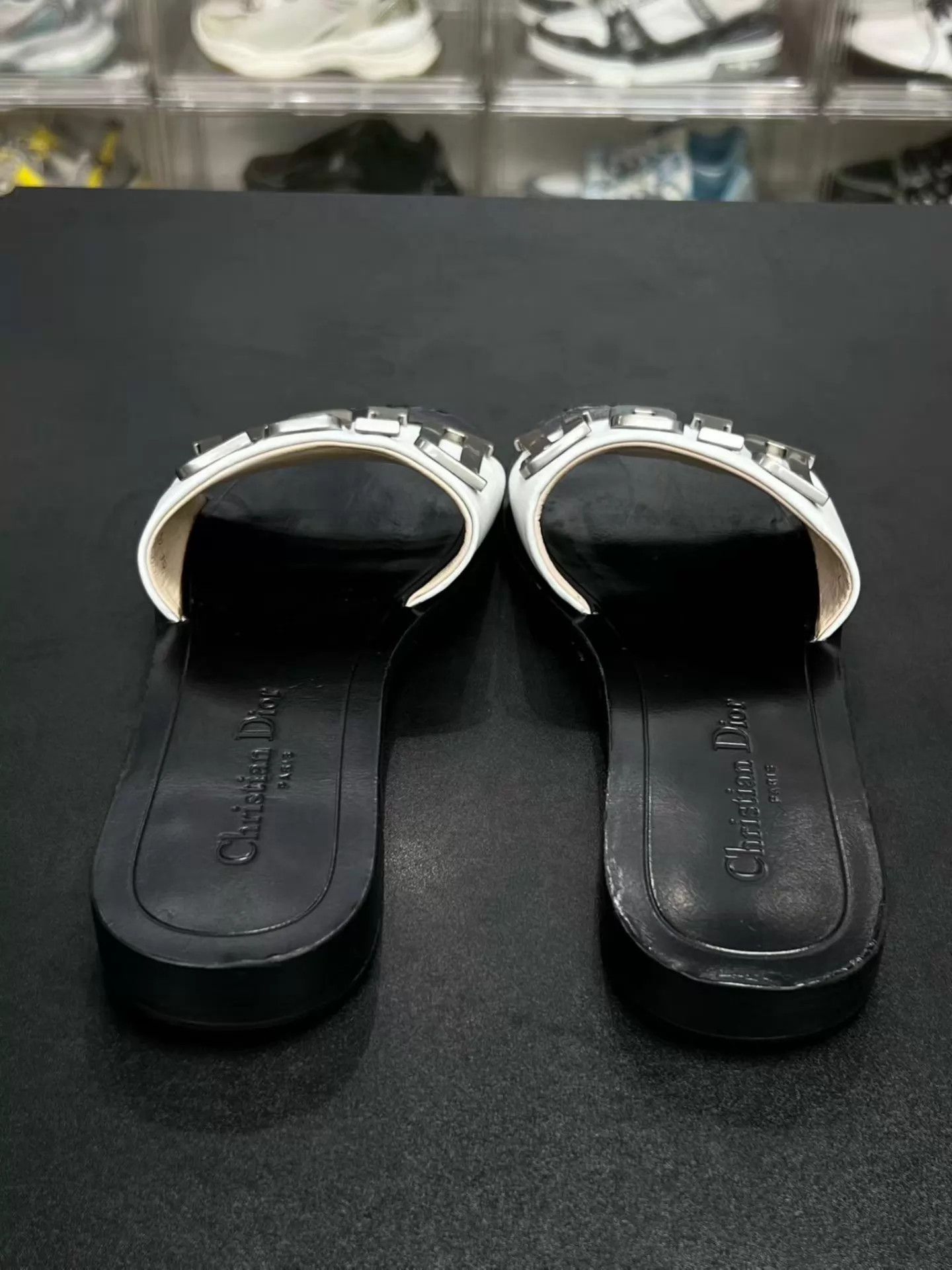 Dior DIOR Logo Slide Sandals 37 EUR Resoled Near Mint Size US 6.5 / IT 36.5 - 7 Thumbnail