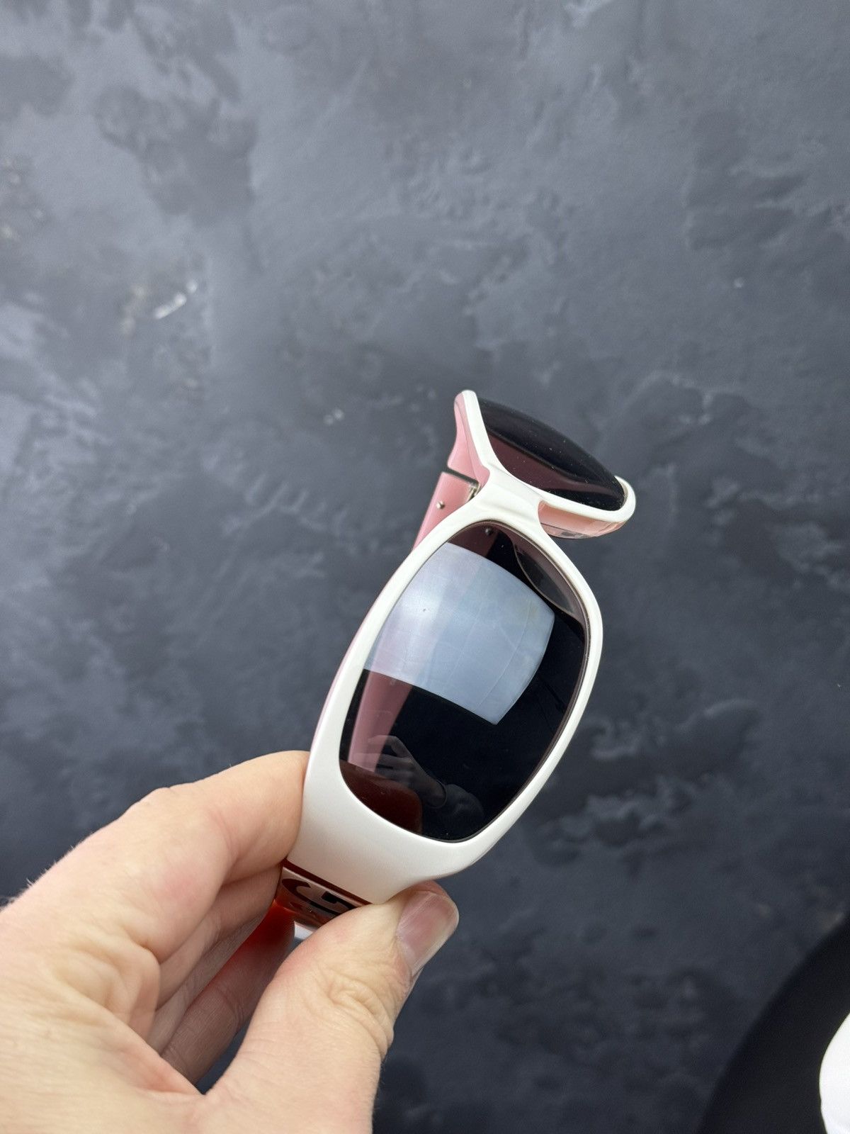 Dolce & Gabbana Vintage Dolce & Gabbana Pink & White Sunglasses Size ONE SIZE - 5 Thumbnail