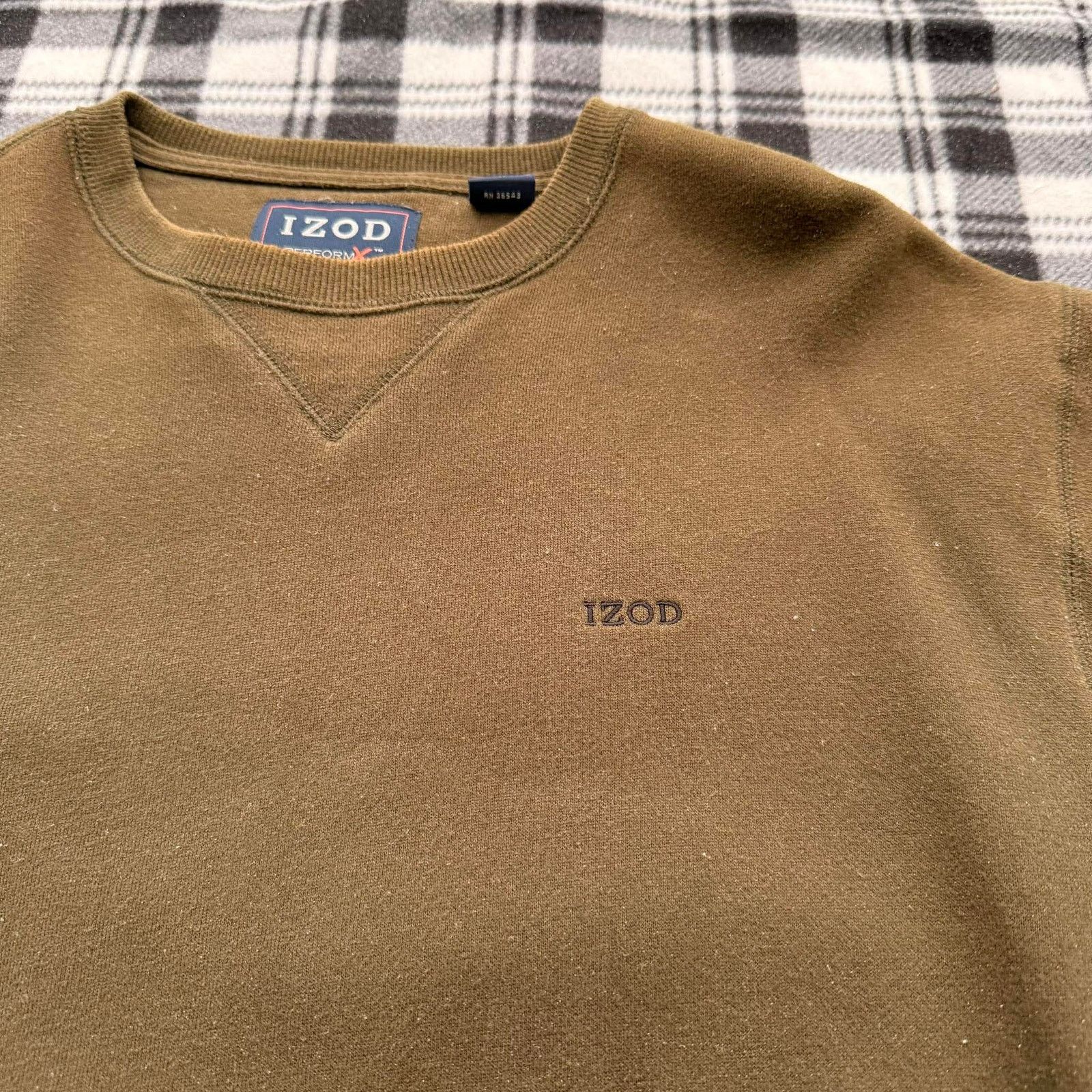 Izod ZOD PerformX Men's Crewneck Sweatshirt - Size Medium Size US M / EU 48-50 / 2 - 7 Thumbnail