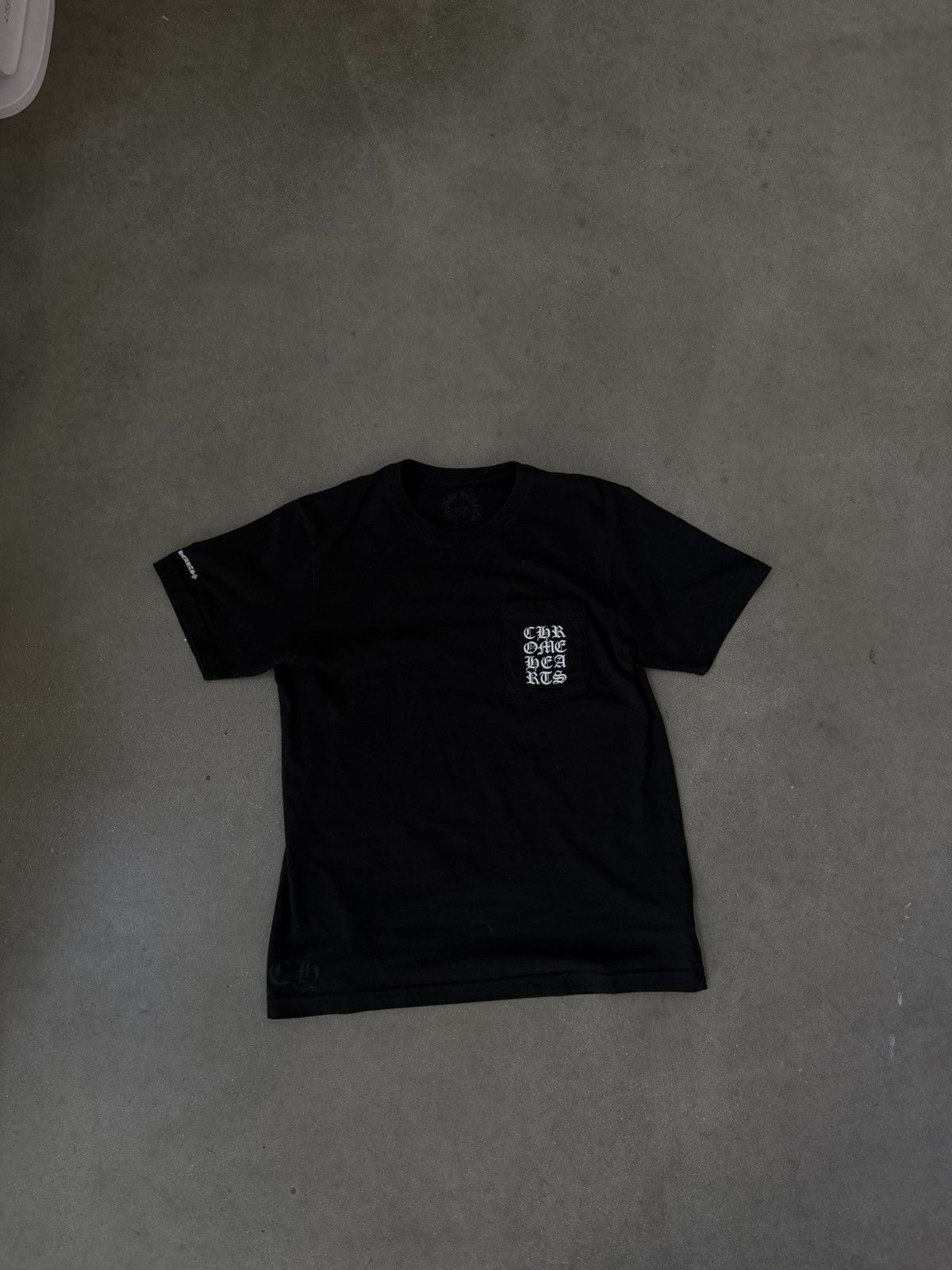 Chrome Hearts RARE! Chrome Hearts Script Logo Short Sleeve Tee Size US M / EU 48-50 / 2 - 1 Thumbnail