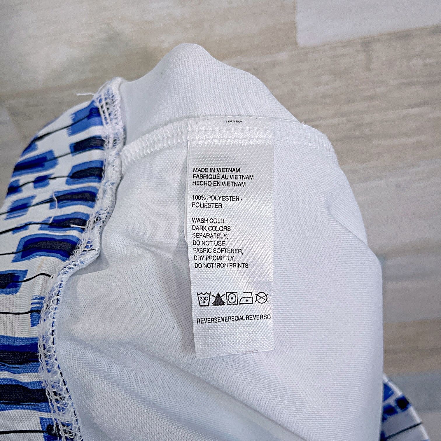 Izod Izod Golf Printed Knit Skort Blue White Womens Medium Size 30" / US 8 / IT 44 - 7 Thumbnail
