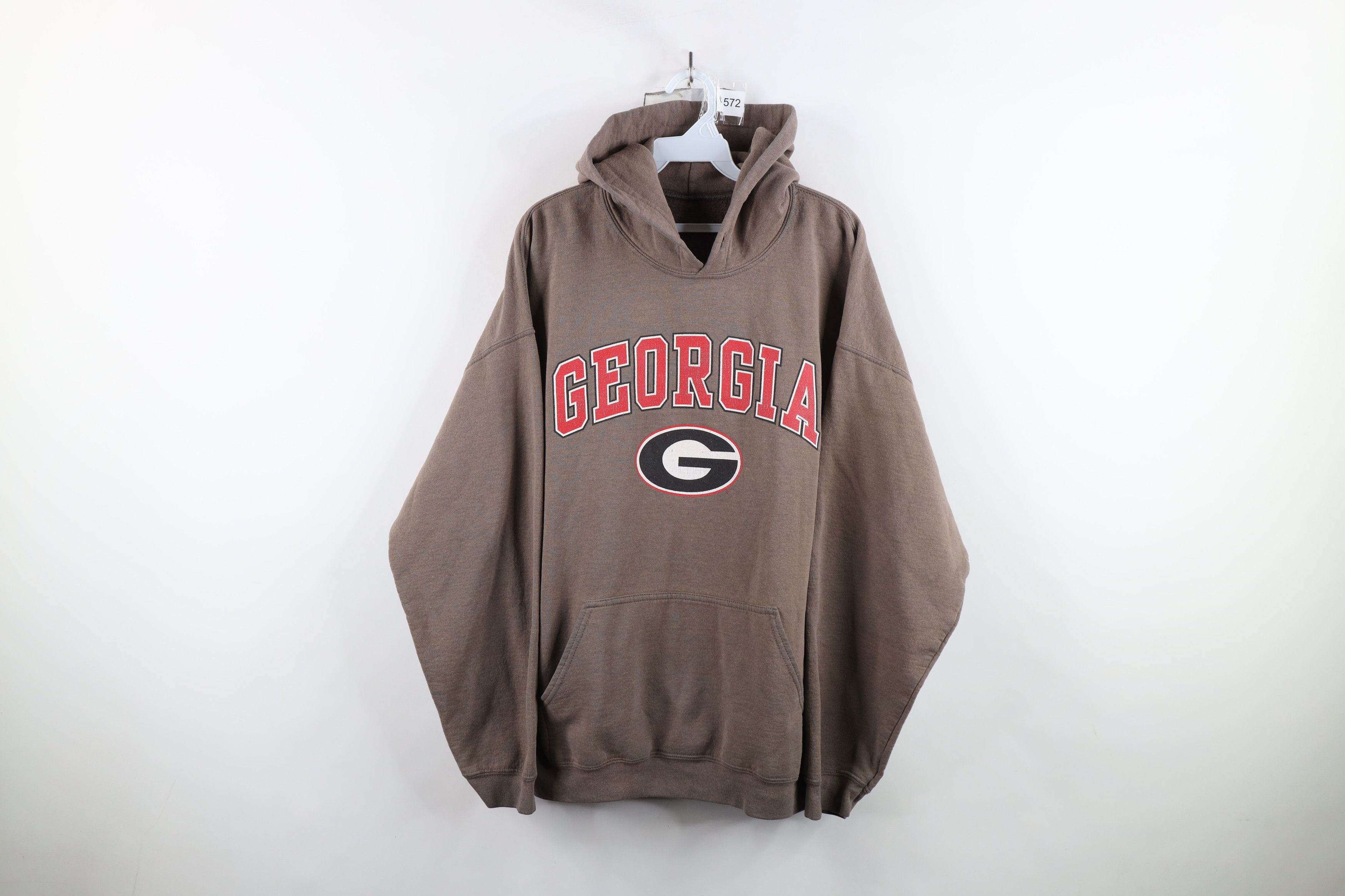 Vintage Vintage 90s Spell University of Georgia Hoodie Sweatshirt Size US XXL / EU 58 / 5 - 1 Thumbnail