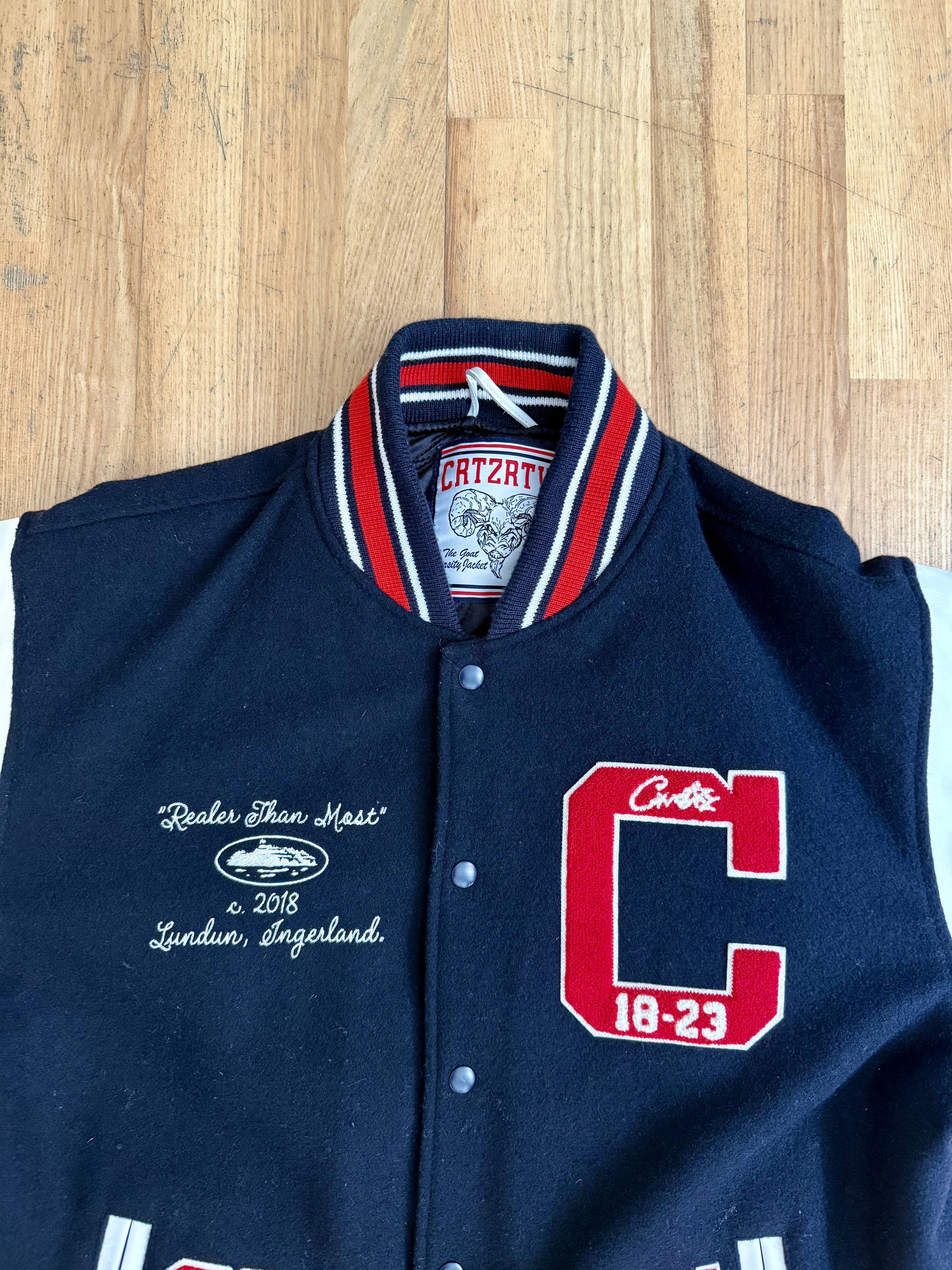 Corteiz Cortiez RTW GOAT Varsity Jacket Size US XL / EU 56 / 4 - 3 Thumbnail