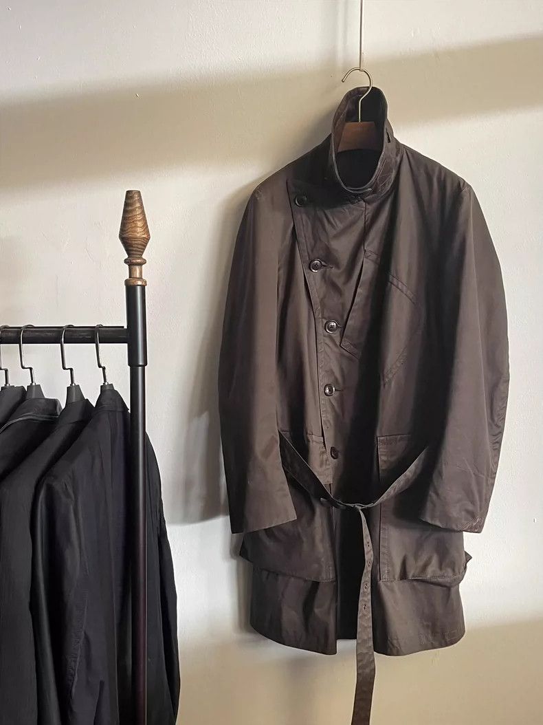 Yohji Yamamoto Yohji Yamamoto Leather Collar Windbreaker Jacket 2506-Nexta Size US M / EU 48-50 / 2 - 2 Thumbnail