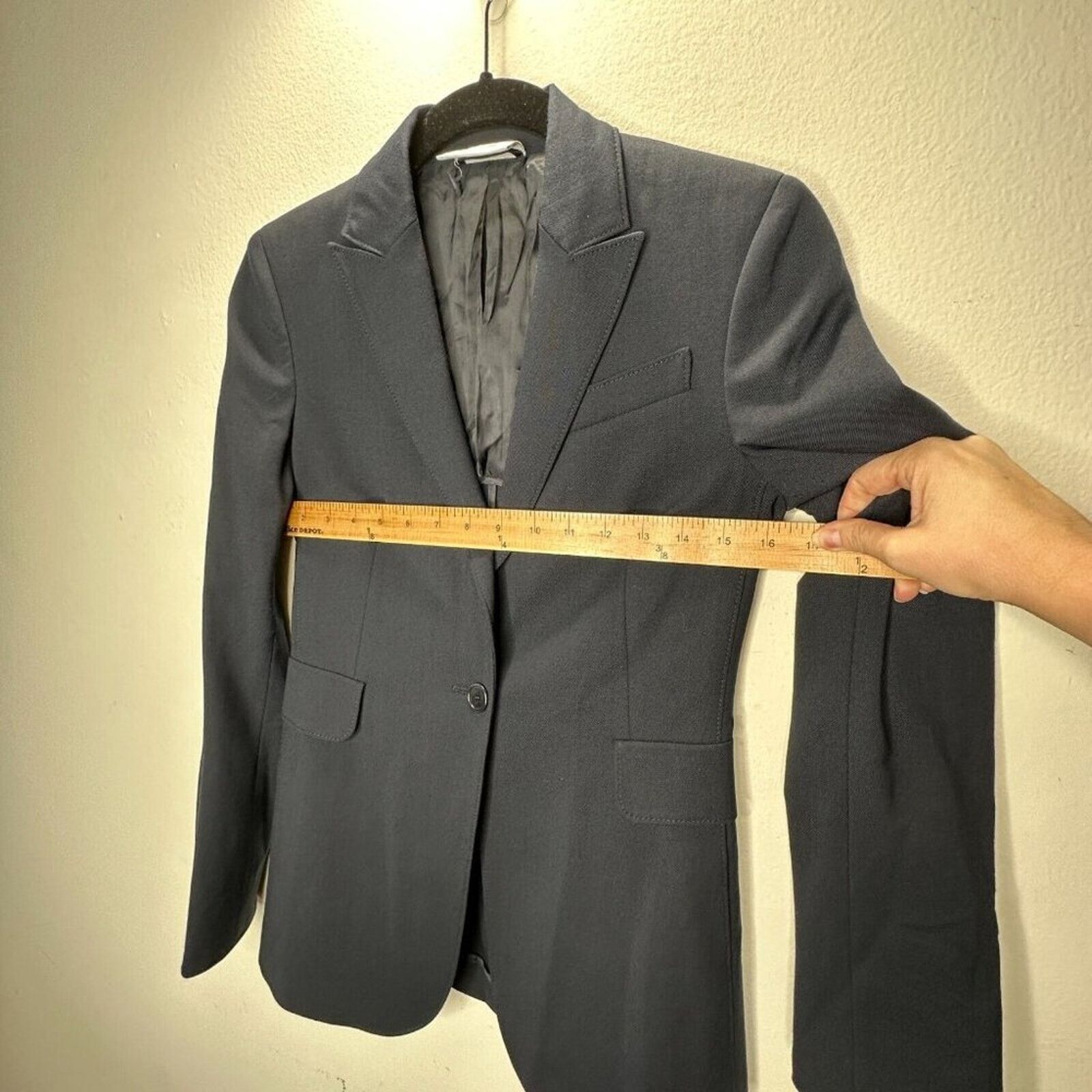 Akris Akris Punto Black Single Button Front Flap Pockets Blazer 2 Size XS / US 0-2 / IT 36-38 - 11 Thumbnail