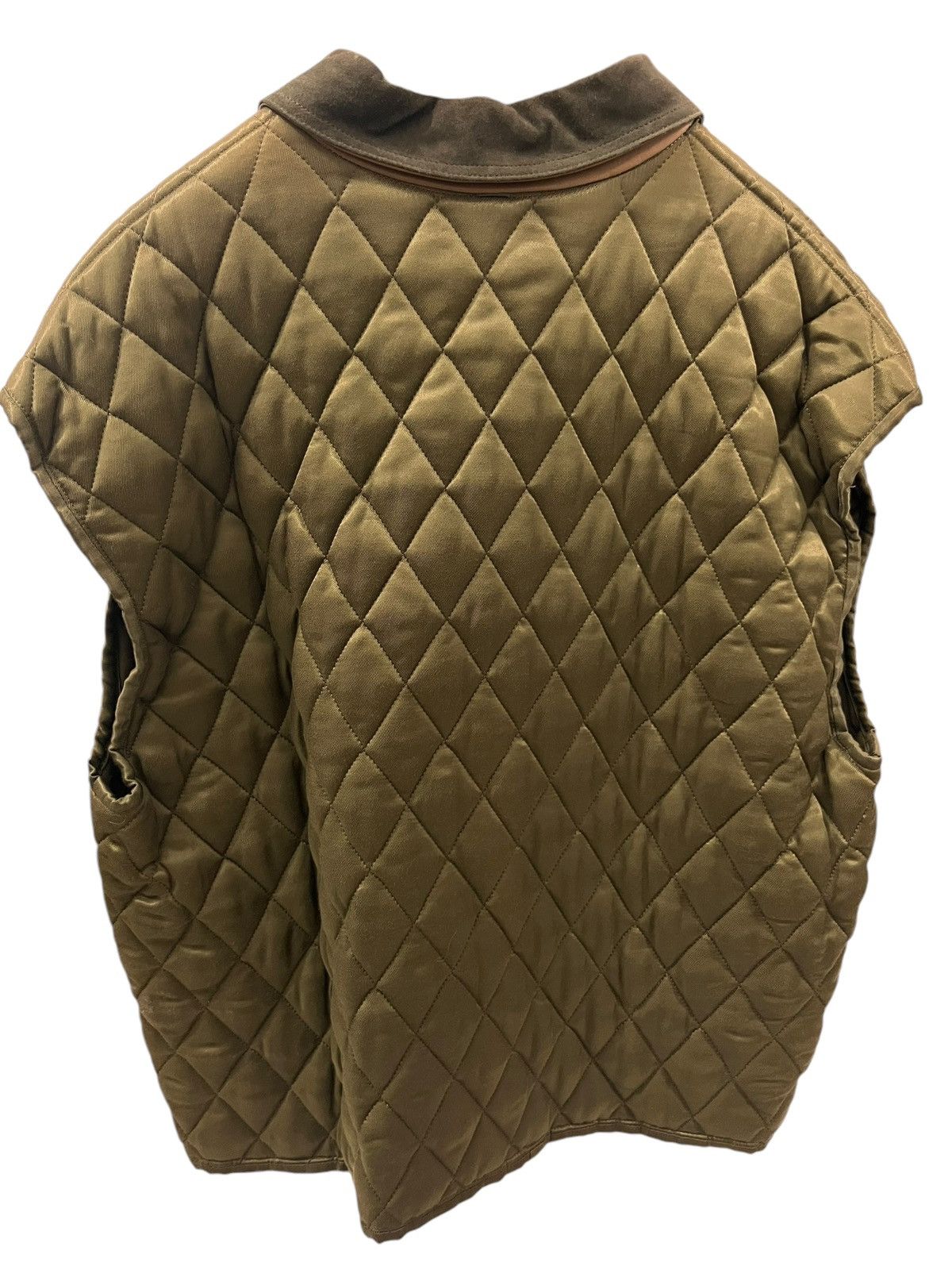 Loewe × Vintage Rare Loewe Quilted Sleeveless Vest Jacket Size US L / EU 52-54 / 3 - 3 Thumbnail