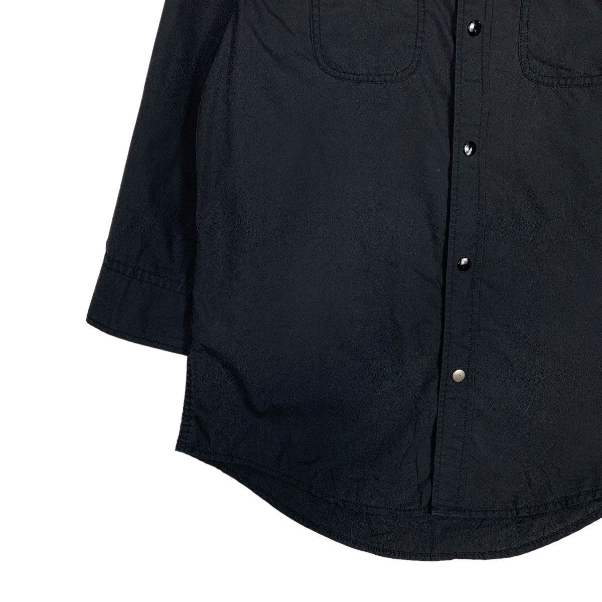Japanese Brand DESIRE Big Logo 3 Quarter Sleeve Button Shirt #0645-C30 Size M / US 6-8 / IT 42-44 - 3 Thumbnail