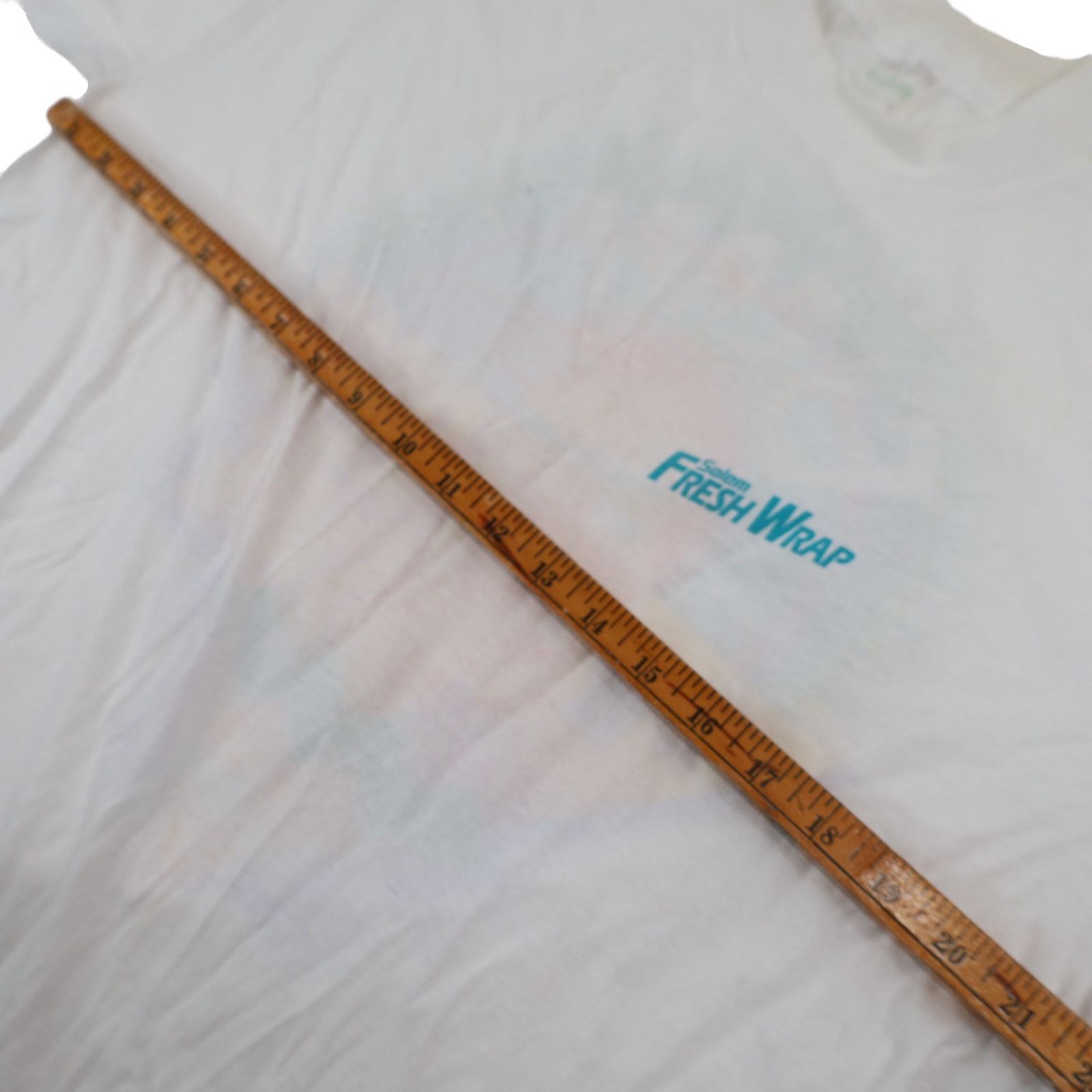 Vintage Vtg 1992 Salem Cigarettes Fresh Wrap Graphic Advertisement T Size US XL / EU 56 / 4 - 5 Thumbnail