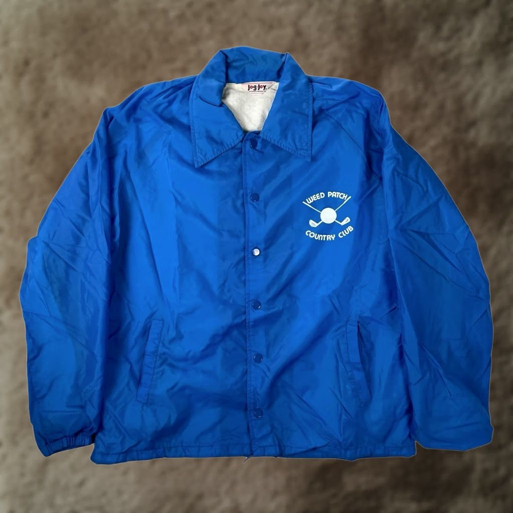 Vintage VINTAGE Jog Joy Jacket Golf Windbreaker Regular Men L Blue Logo 90s Countries Sports Spring Fall Golf Jacket Mens Size US L / EU 52-54 / 3 - 1 Thumbnail