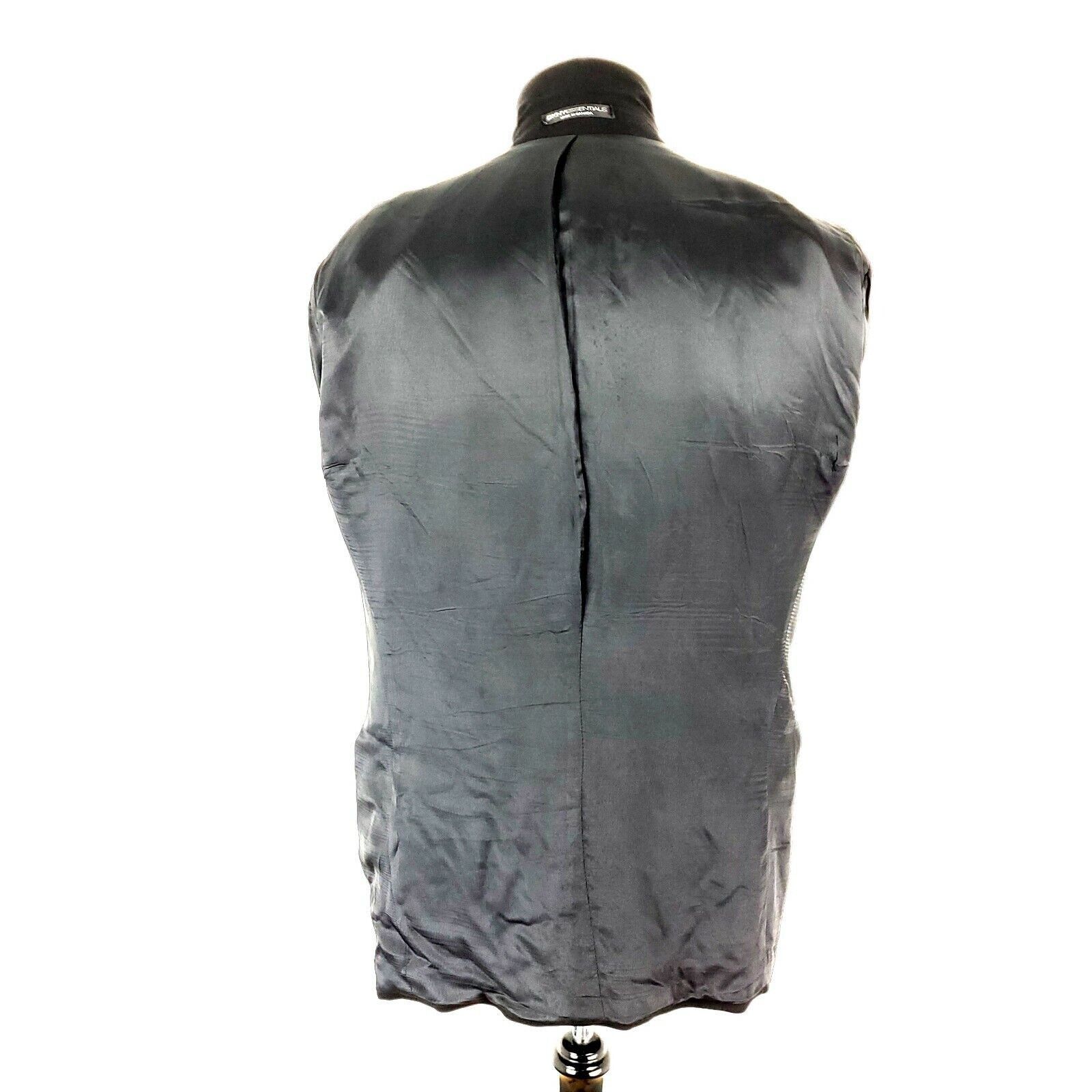 DKNY Dkny Wool 3 Button Blazer 40R Charcoal Gray Size 40R - 12 Thumbnail