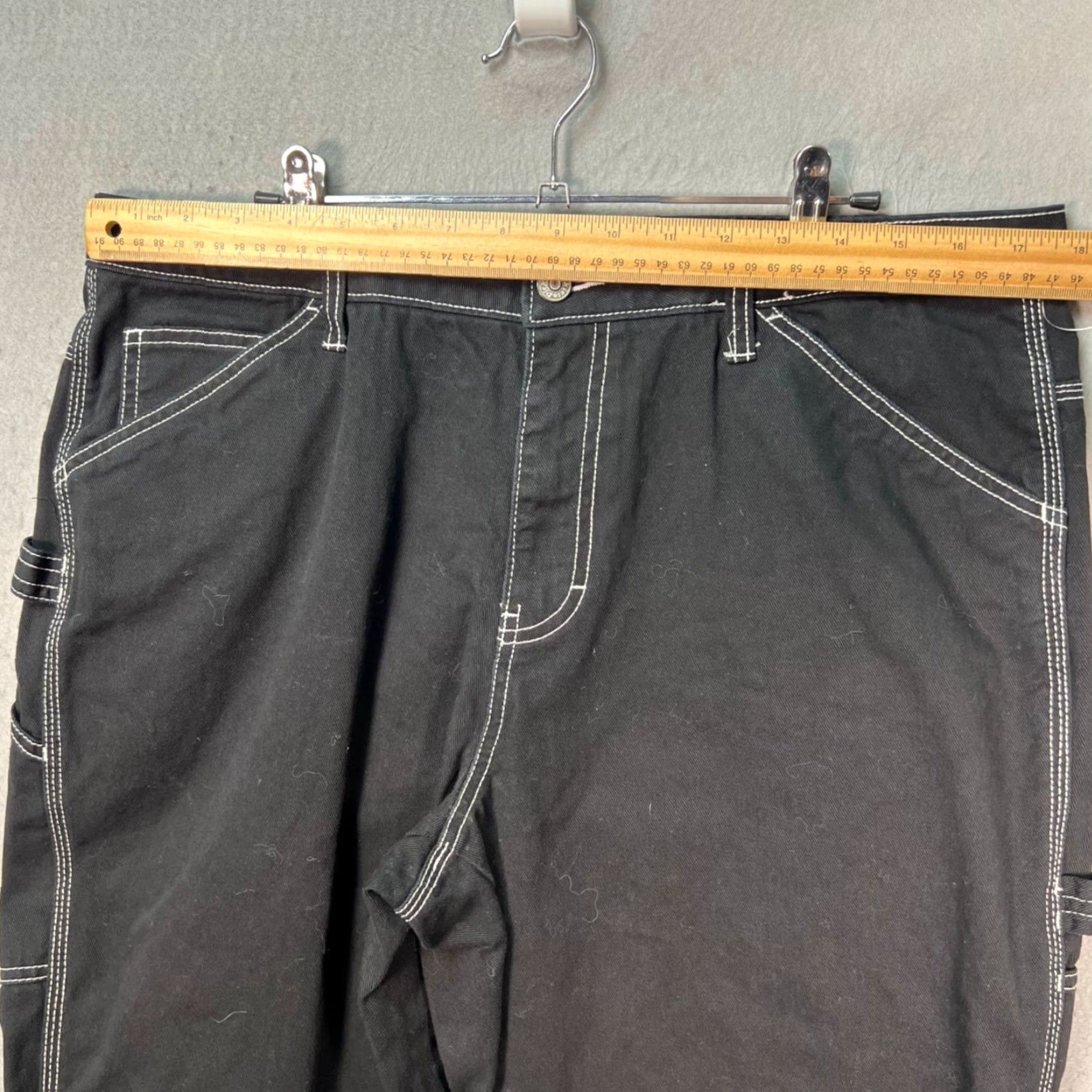 Dickies VINTAGE Dickies Womens Size 15 / 32 Carpenter Pants Contrast Stitch Work Wear Size 24" / US 00 / IT 34 - 5 Thumbnail