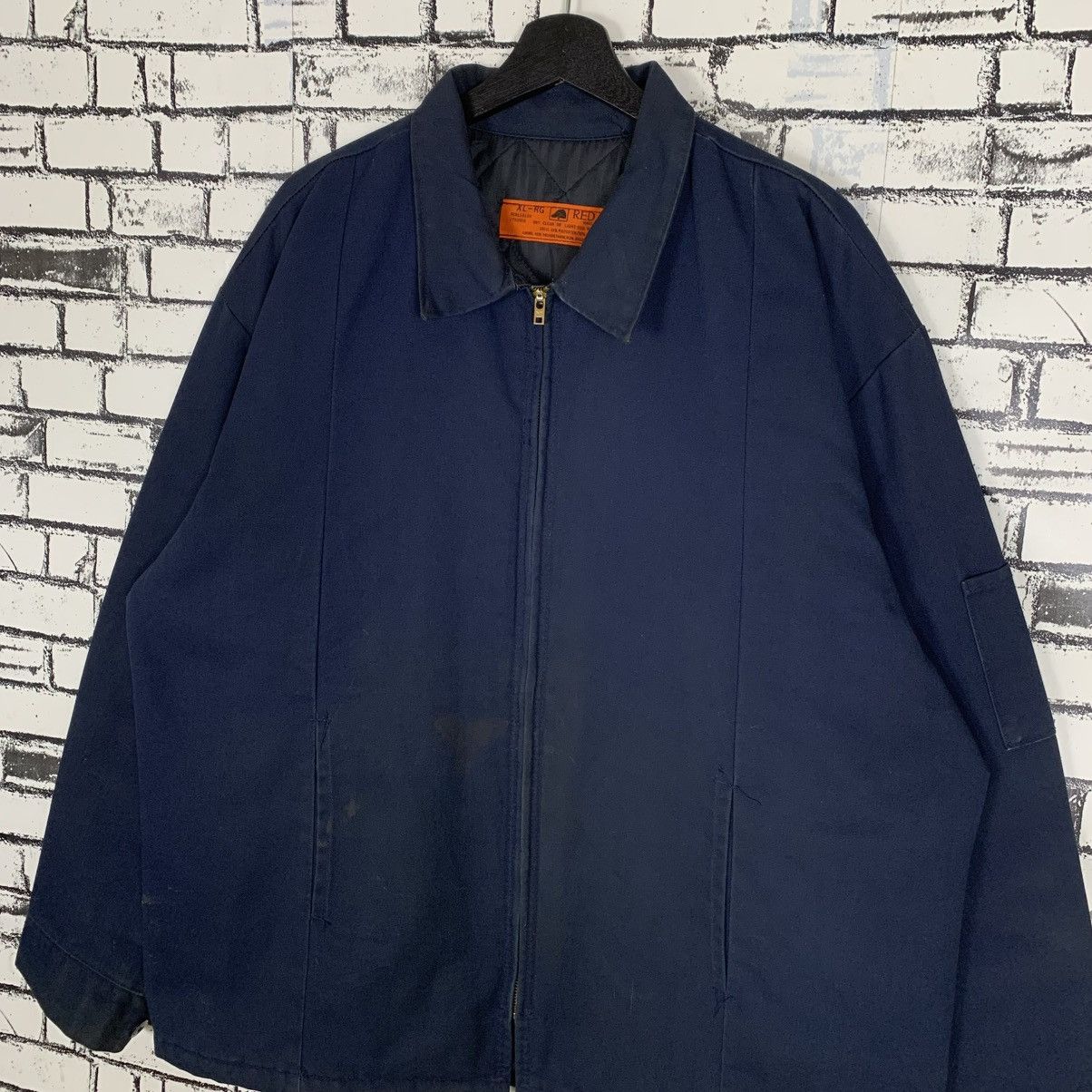 Designer × Vintage Vintage Red Cap Worker Jacket Size XL Size US XL / EU 56 / 4 - 3 Thumbnail
