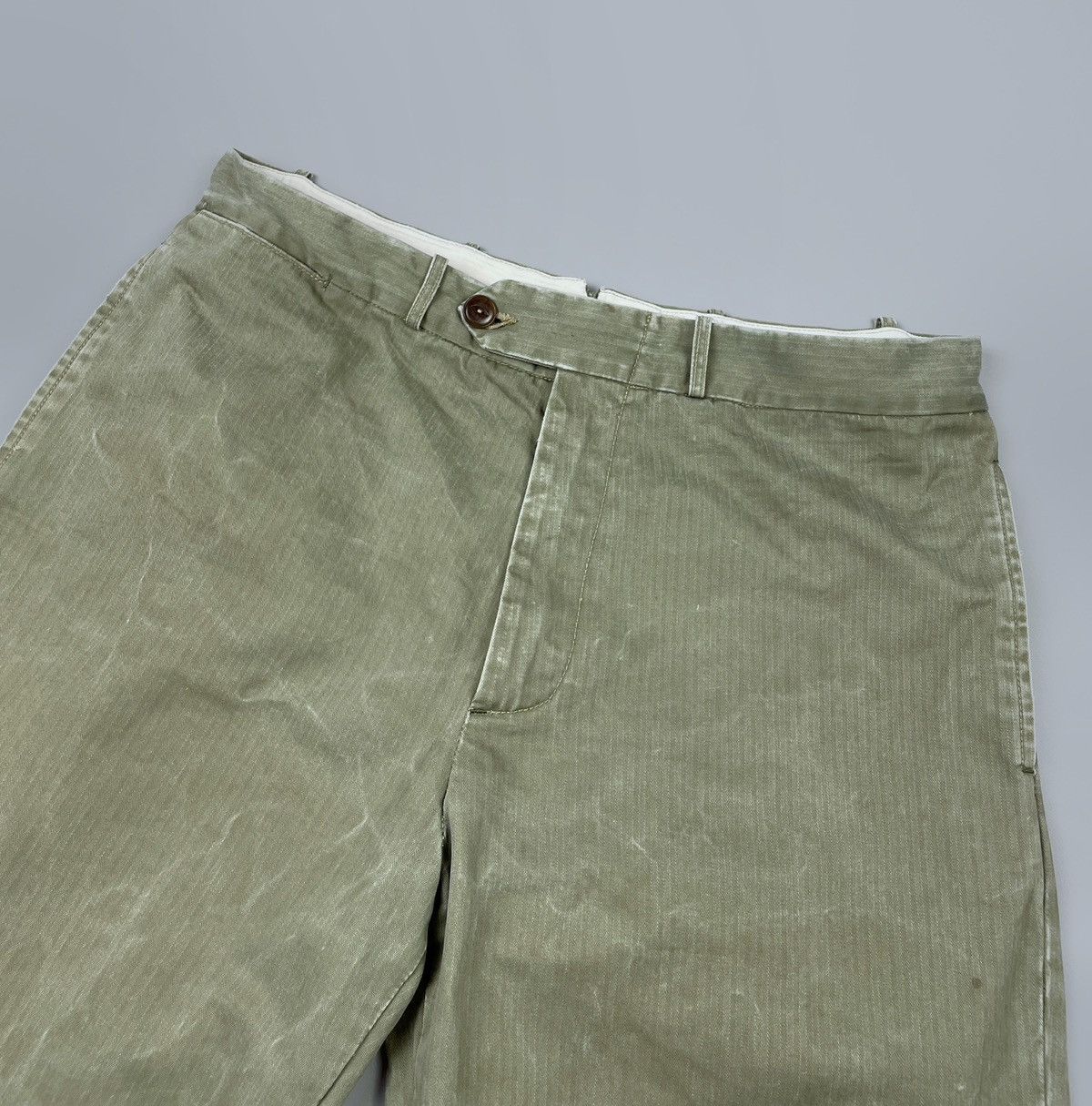 Scarti-Lab SCARTI-LAB Army Herringbone Military Japanese Pants Size 38 Size US 38 / EU 54 - 5 Thumbnail