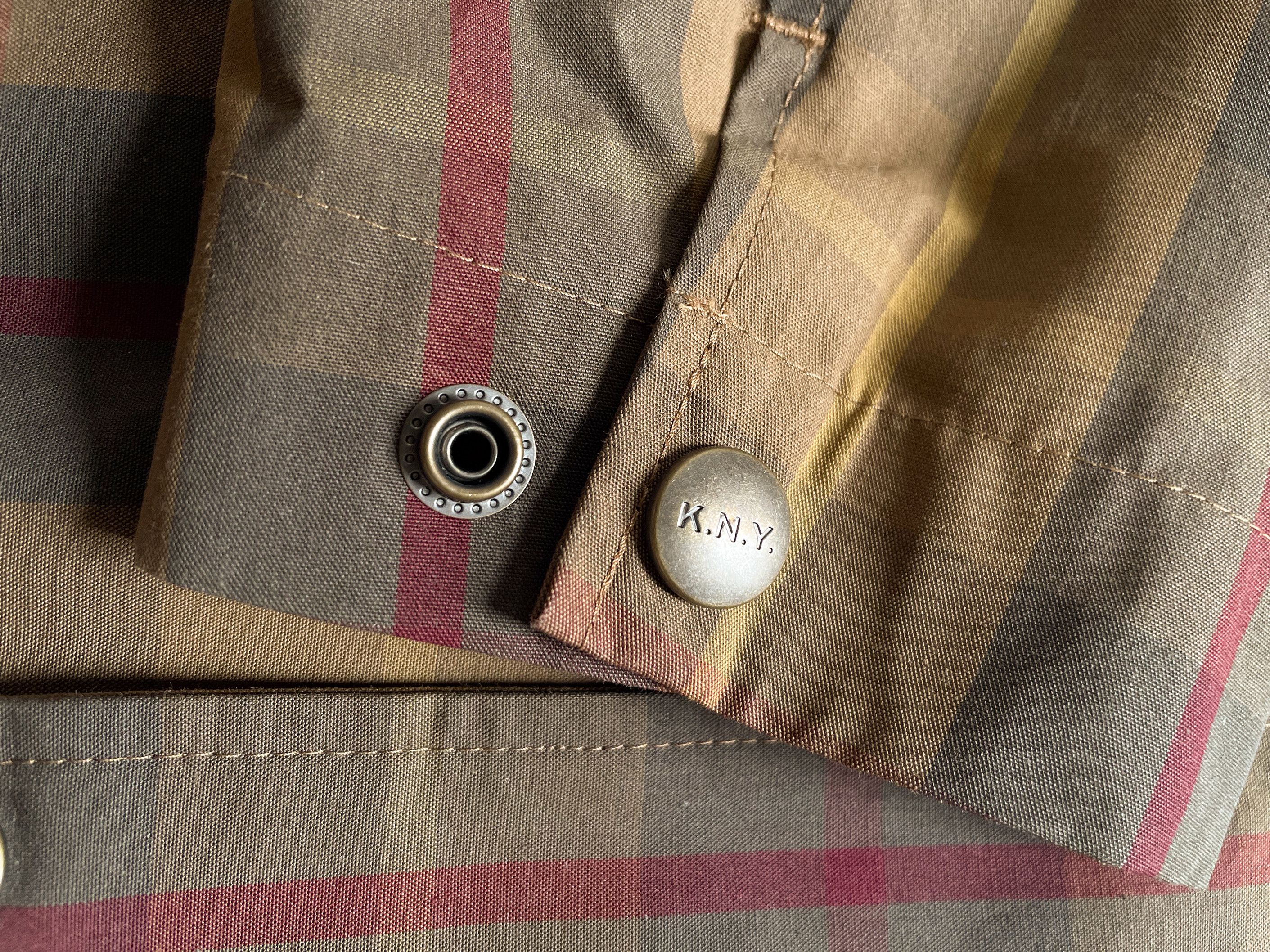 Knickerbocker Mfg Co Knickerbocker x Millerain Tartan Waxed Cotton Chore Coat Size US M / EU 48-50 / 2 - 6 Thumbnail